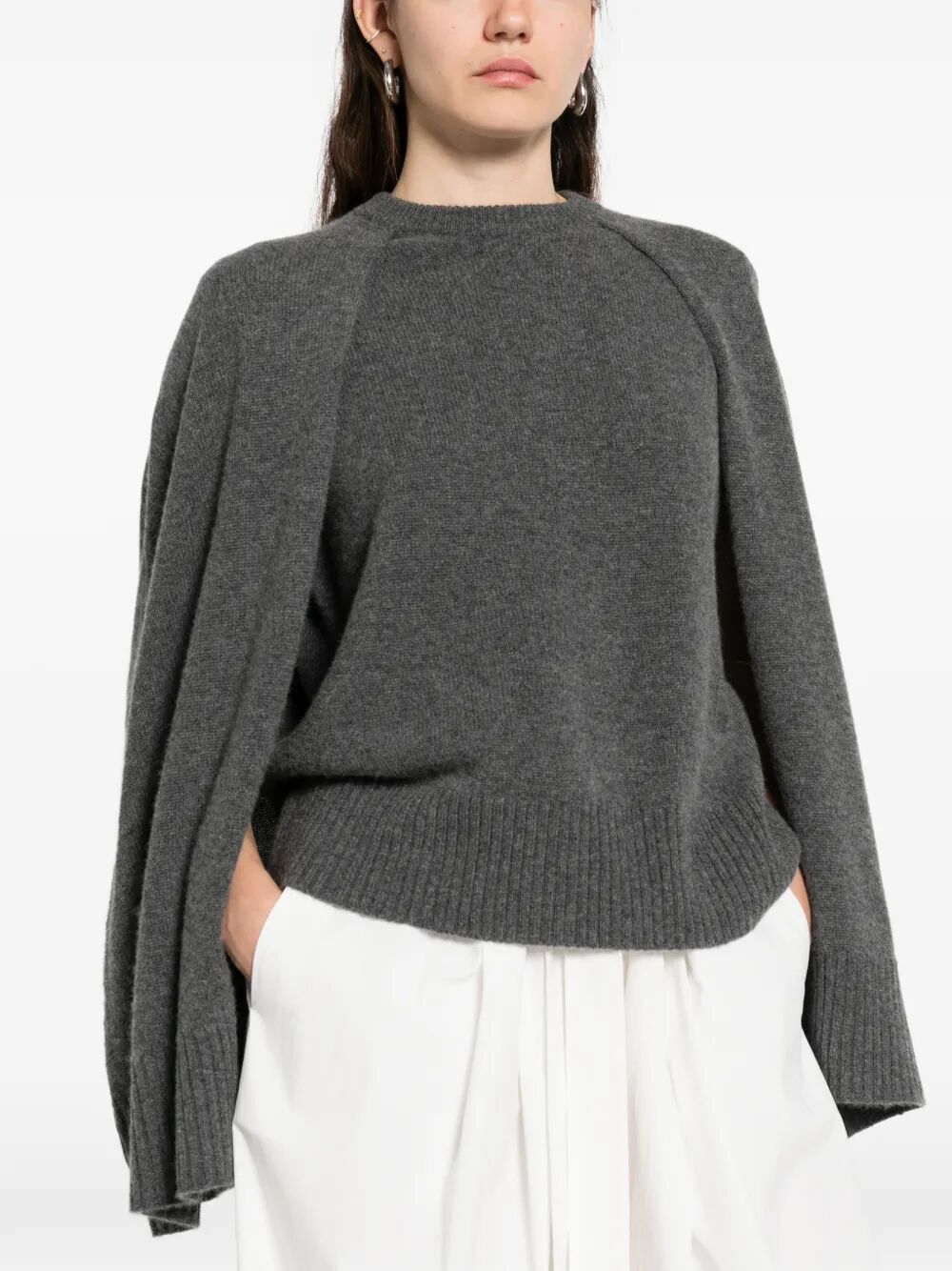 Toteme CREW CAPE KNIT Size S / US 4 / IT 40 - 6 Thumbnail
