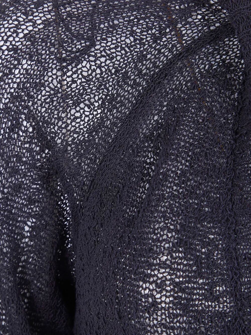 Ann Demeulemeester "NIES" COMFORT SWEATER WITH DEEP V-NECK ON BACK Size XS / US 0-2 / IT 36-38 - 6 Thumbnail