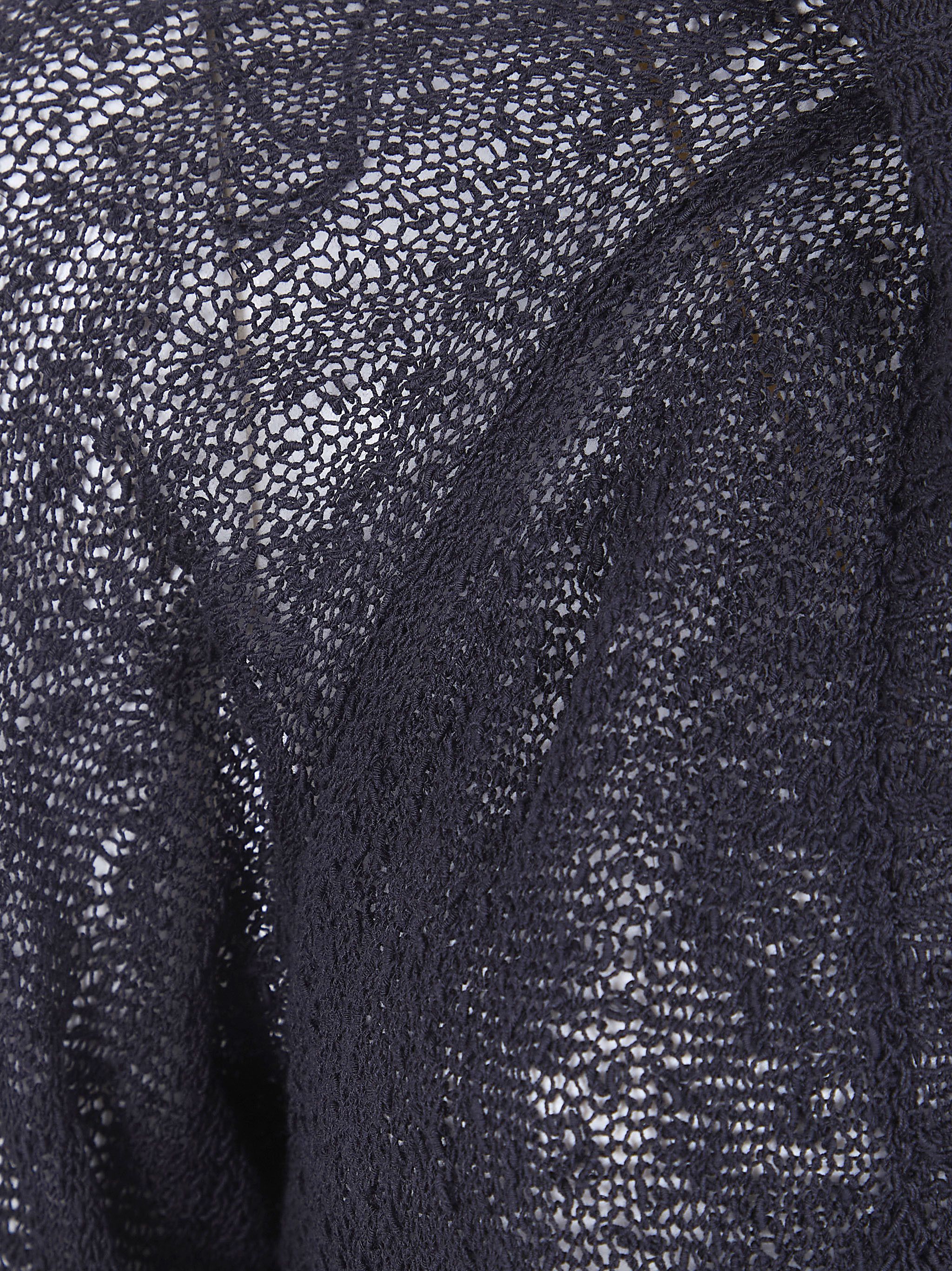 Ann Demeulemeester "NIES" COMFORT SWEATER WITH DEEP V-NECK ON BACK Size XS / US 0-2 / IT 36-38 - 3 Thumbnail