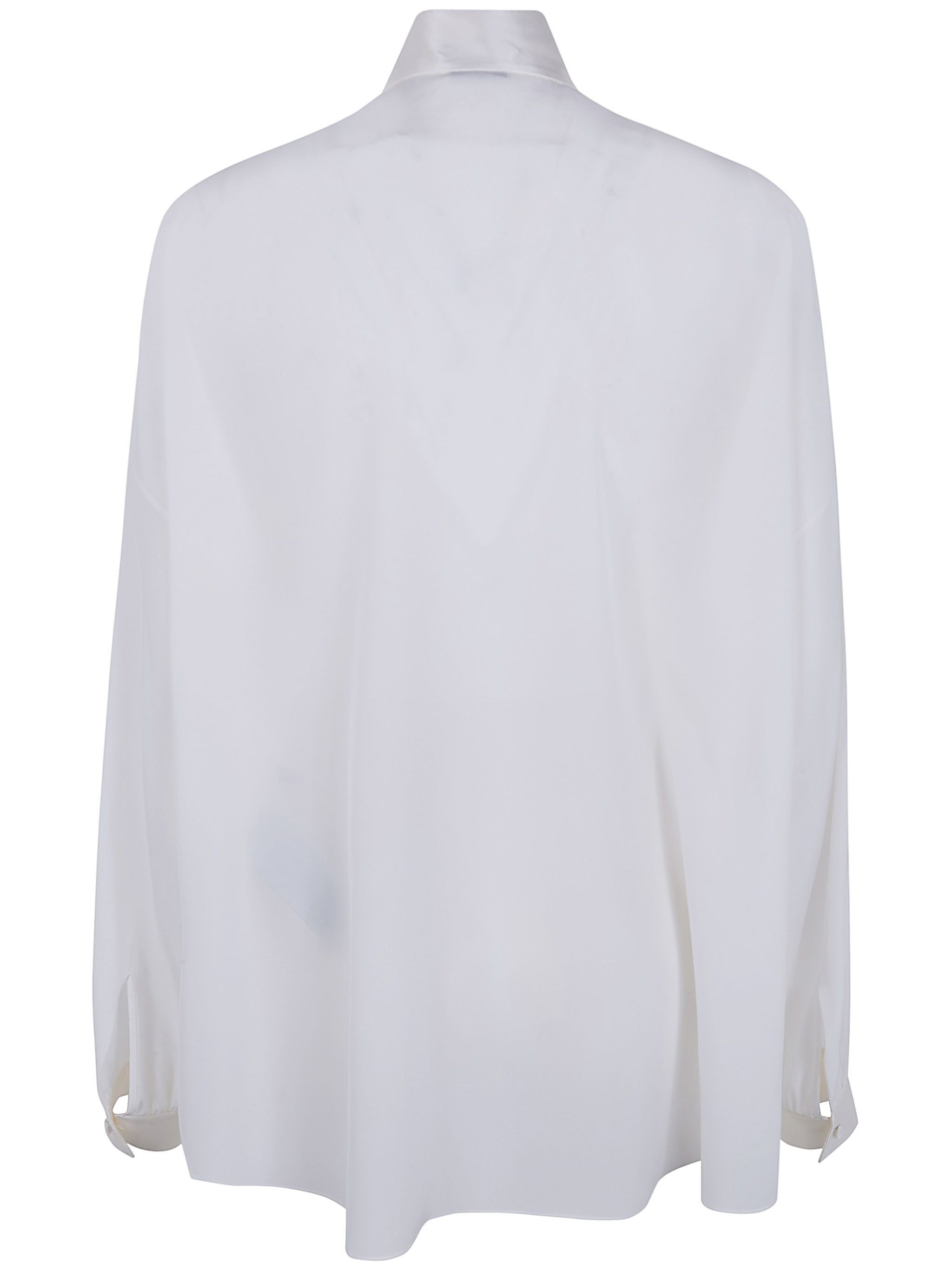 Tom Ford SILK CREPE DE CHINE LAVALLIERE TUNIC TOP Size M / US 6-8 / IT 42-44 - 2 Thumbnail