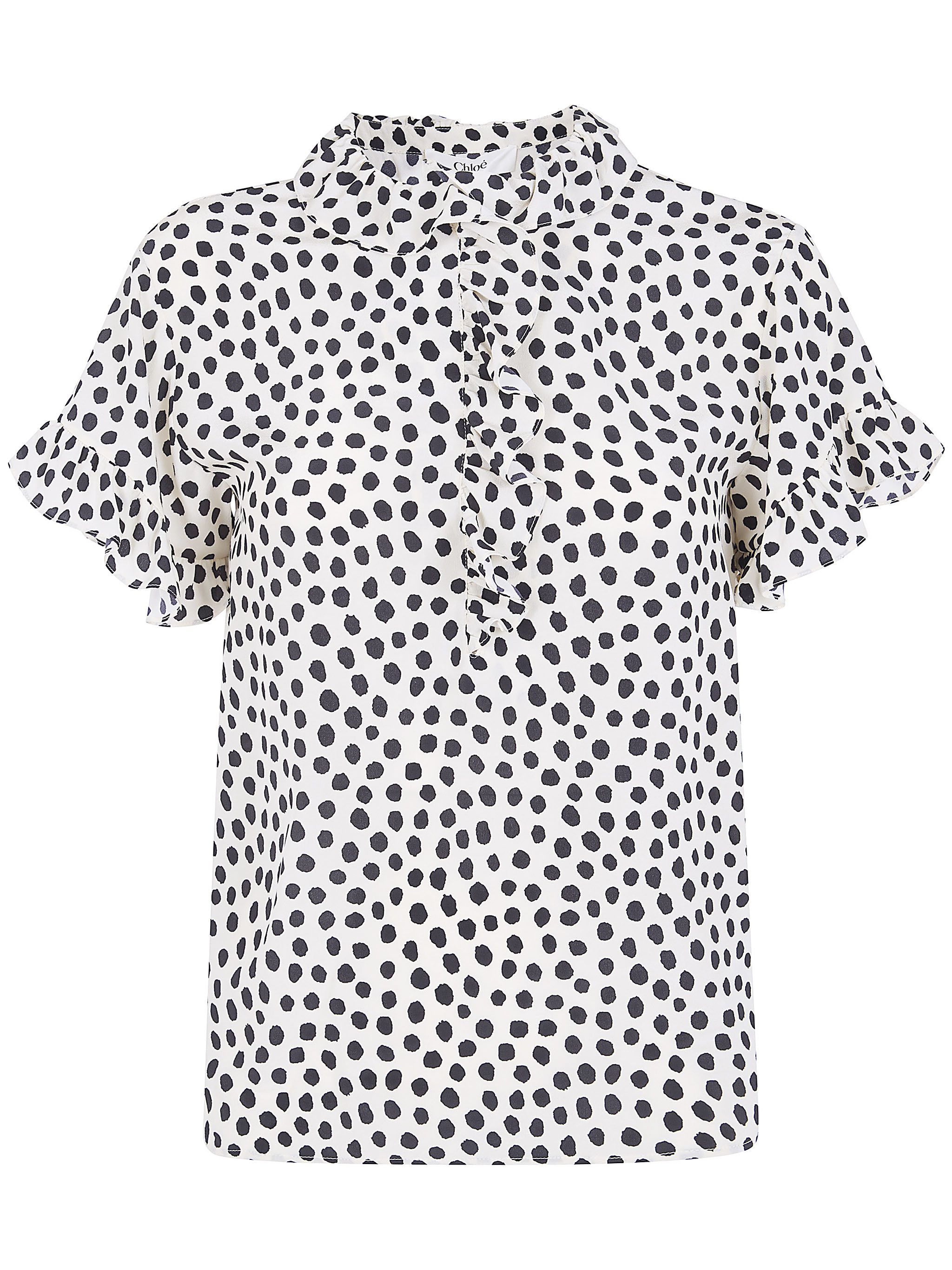 Chloe SHORT SLEEVES SHIRT Size M / US 6-8 / IT 42-44 - 6 Thumbnail