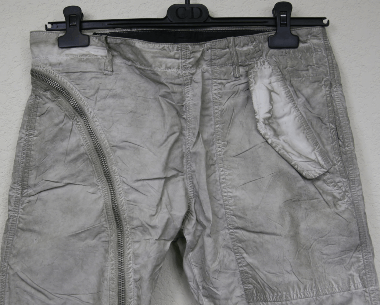 Rick Owens SS09 Rick Owens DRKSHDW Aircut Dirty Poplin Zipper Pants Size US 30 / EU 46 - 6 Thumbnail