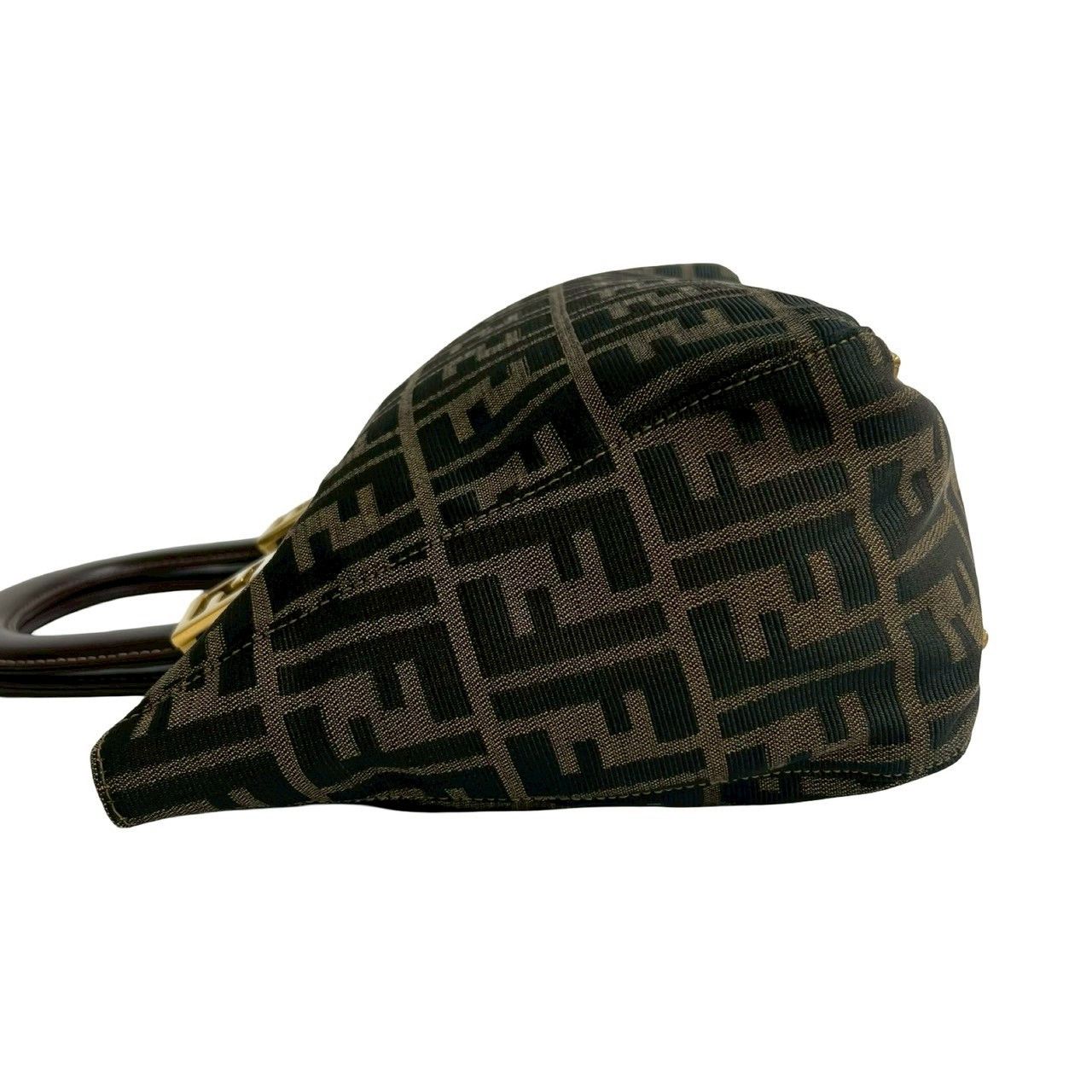 Fendi Fendi Fendi Zucca Canvas Leather Handbag Textile Handbag DUTY FREE for USA Size ONE SIZE - 6 Thumbnail