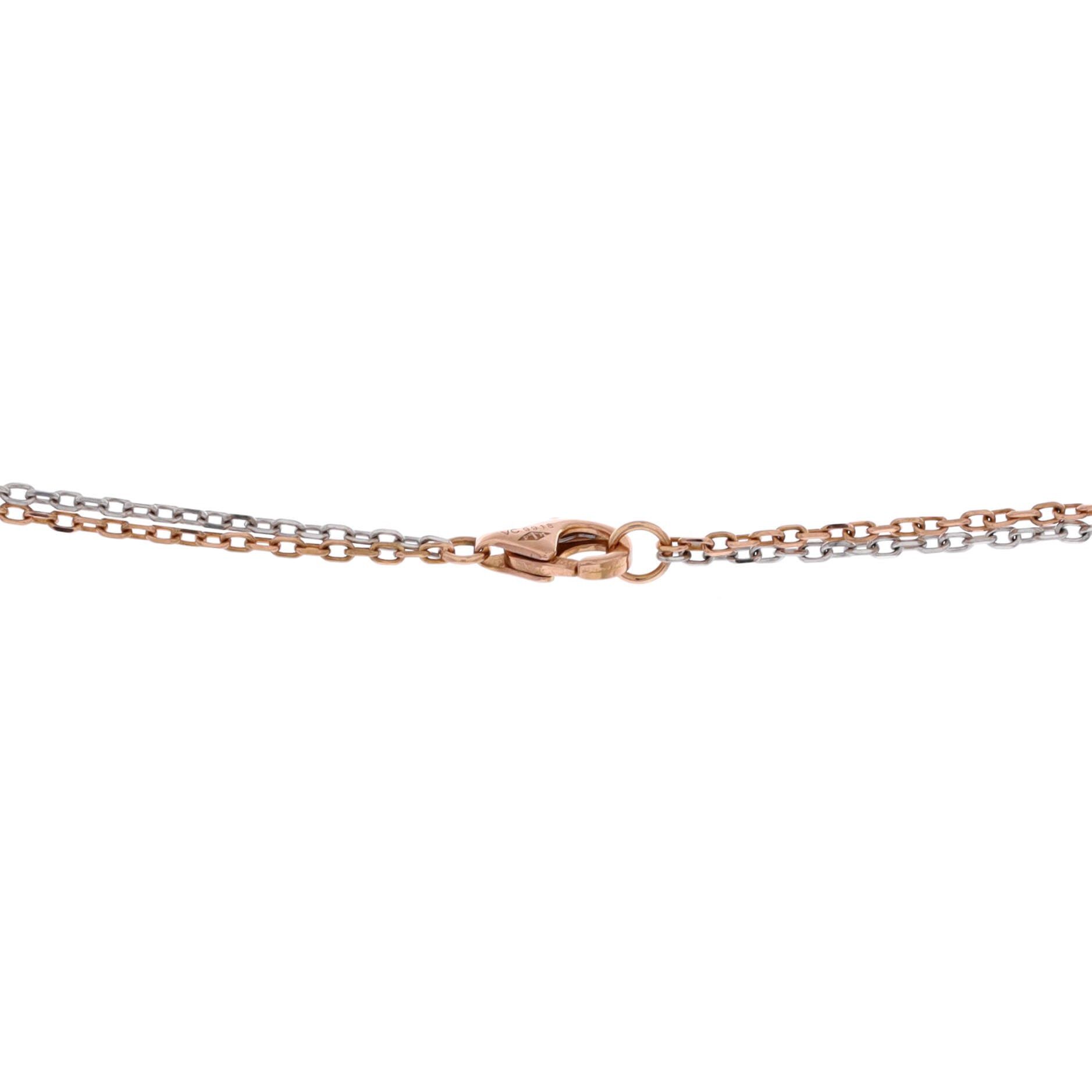 Cartier Love 3 Ring Pendant Necklace Size ONE SIZE - 4 Thumbnail