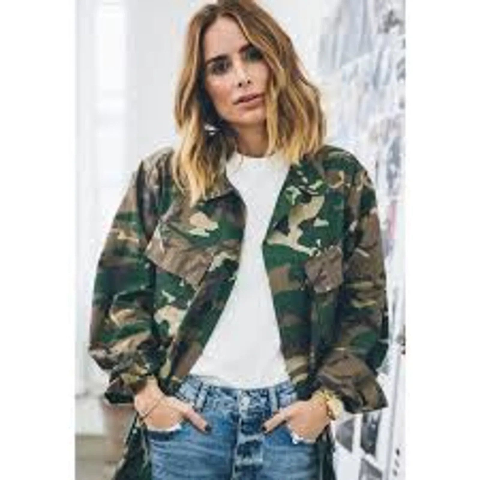 Anine Bing Anine Bing Anine Bing leandra camo jacket Jacket Size S / US 4 / IT 40 - 5 Thumbnail