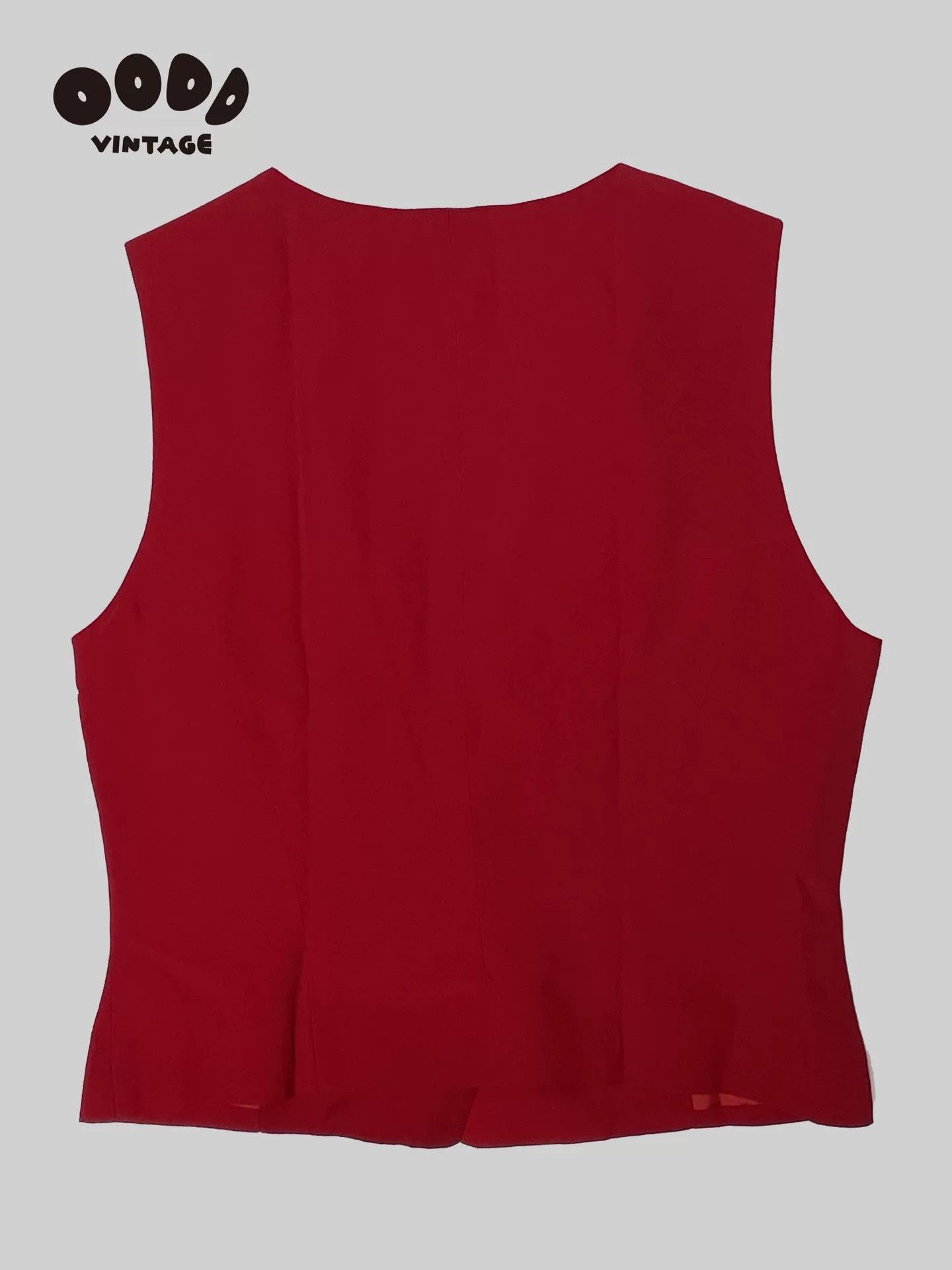 Gianfranco Ferre Gianfranco Ferré Red Vest with Metal Closure Size S / US 4 / IT 40 - 6 Thumbnail