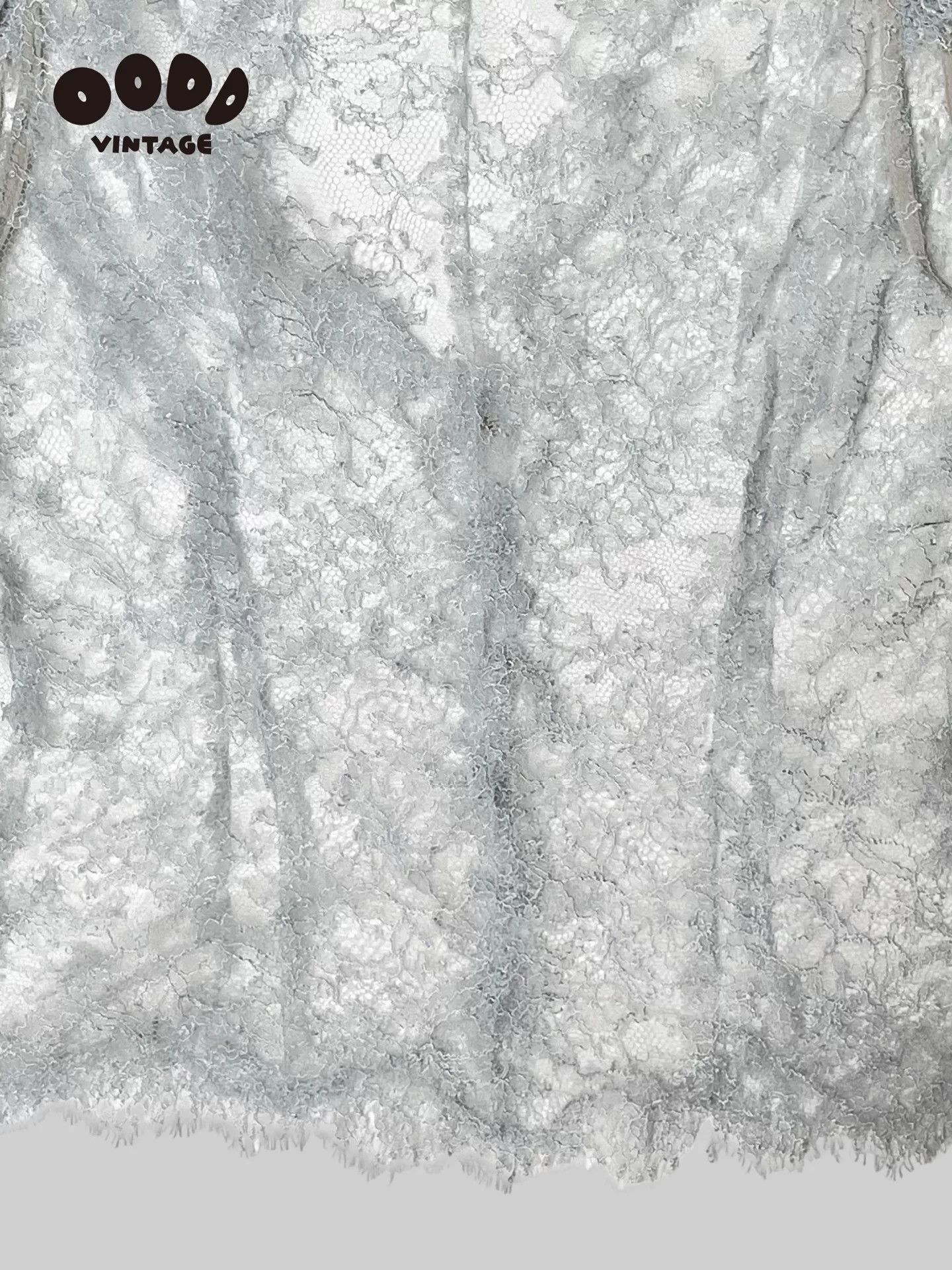 Monique Lhuillier White Lace Fringe Vest Top Size S / US 4 / IT 40 - 7 Thumbnail