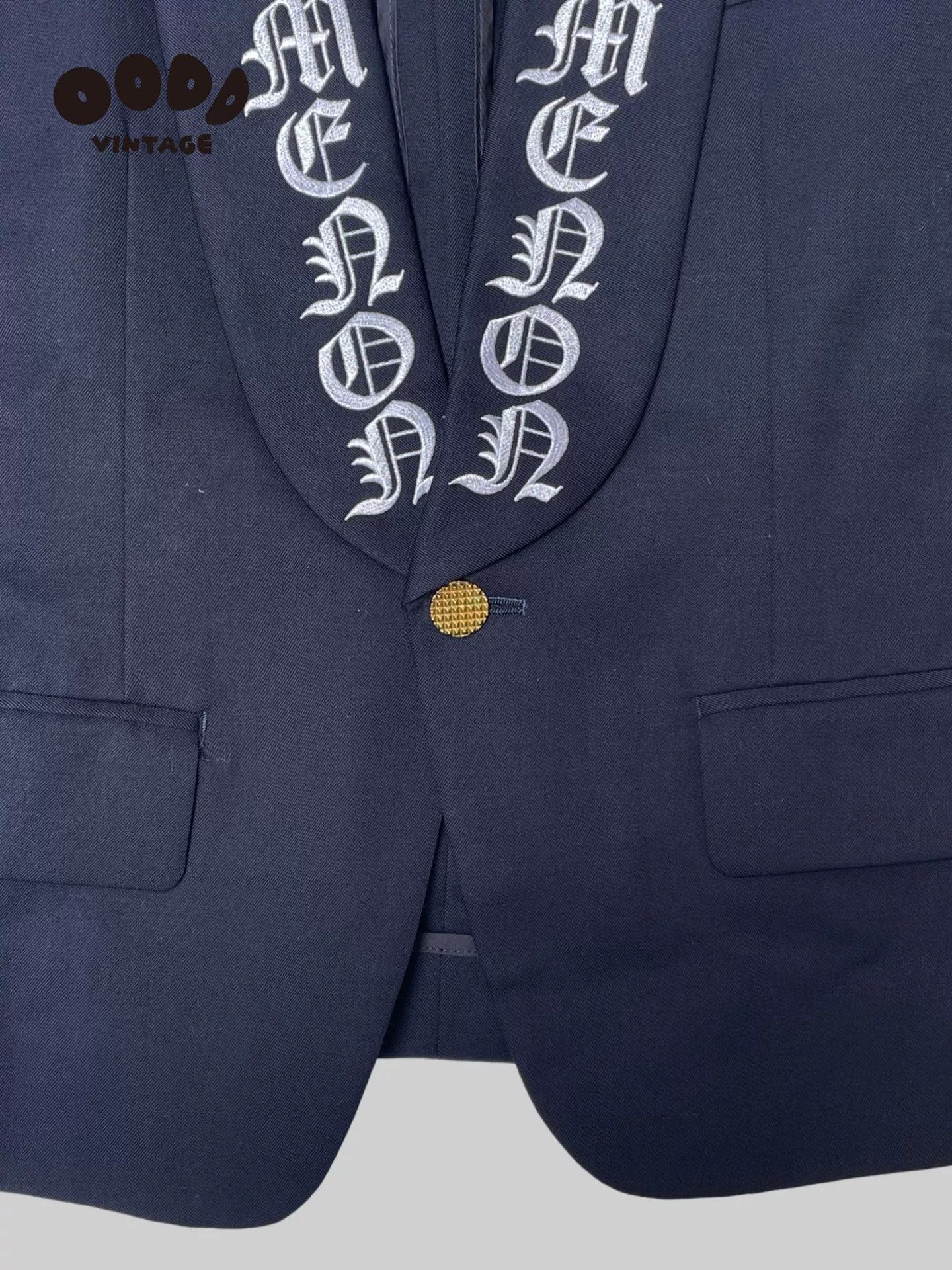 PHENOMENON Gothic Embroidered Suit Jacket by PHENOMENON Size US M / EU 48-50 / 2 - 3 Thumbnail