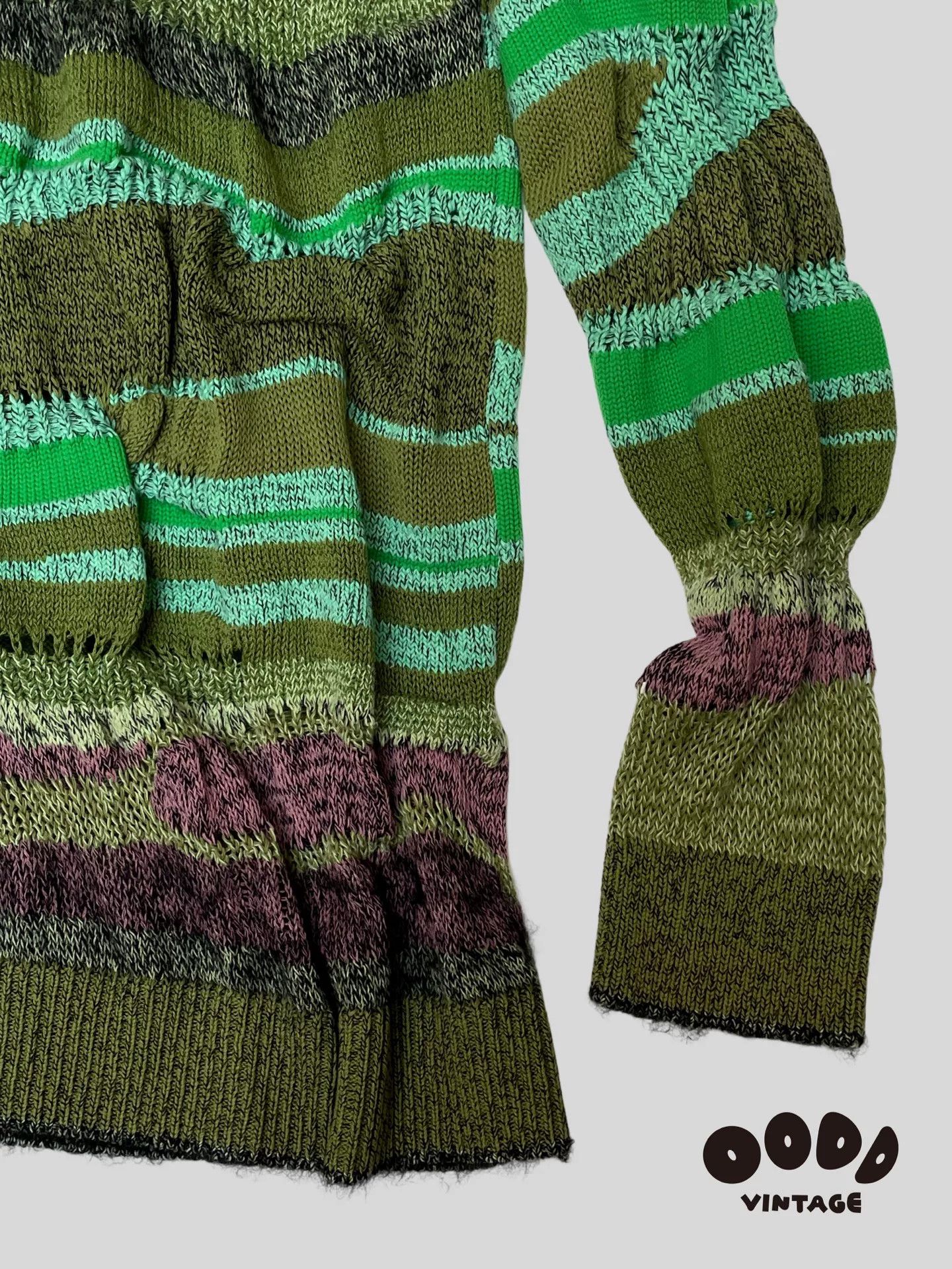 Kenzo Kenzo 2021 Spring/Summer Striped Knit Top Size S / US 4 / IT 40 - 5 Thumbnail