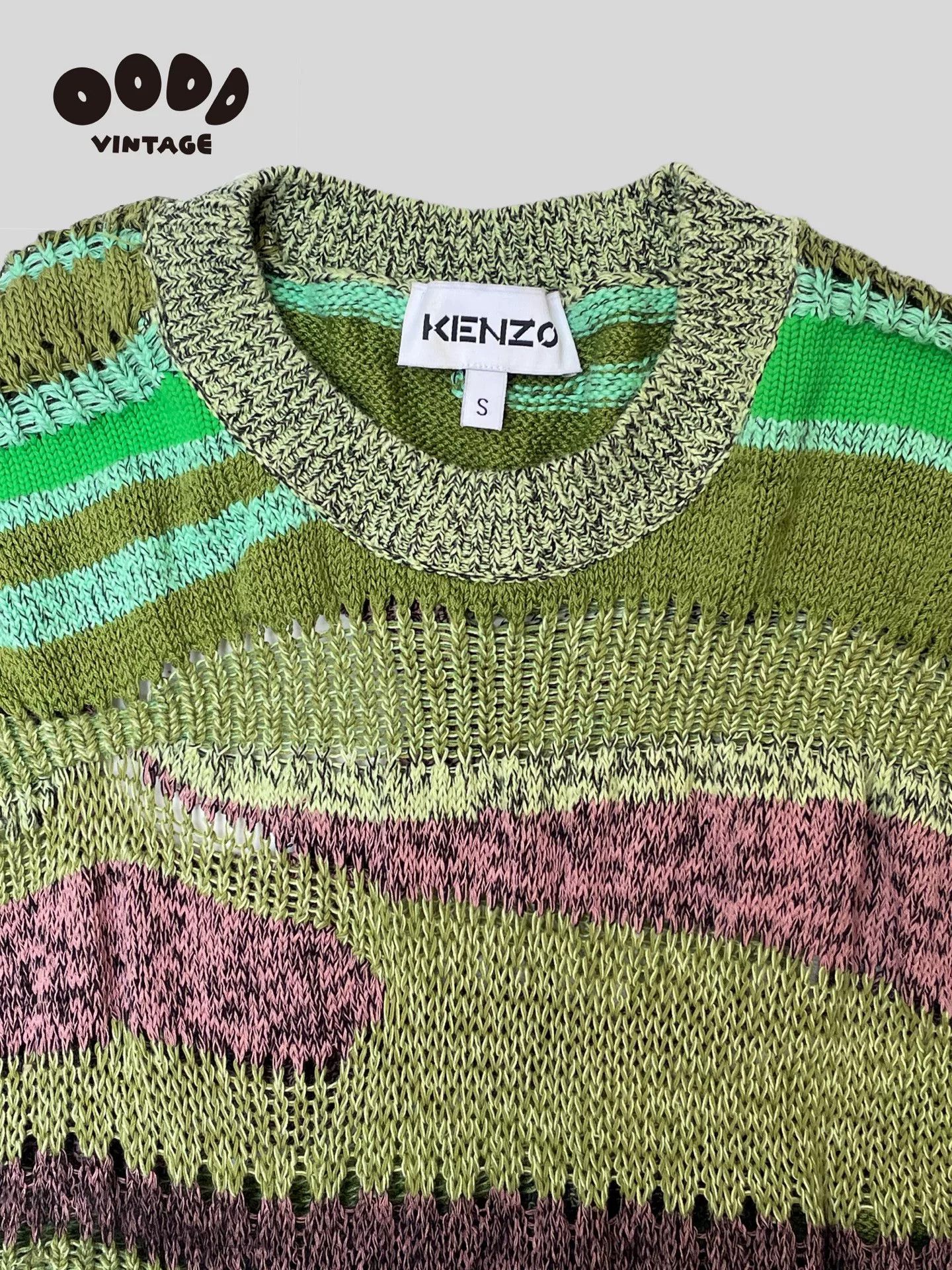 Kenzo Kenzo 2021 Spring/Summer Striped Knit Top Size S / US 4 / IT 40 - 3 Thumbnail