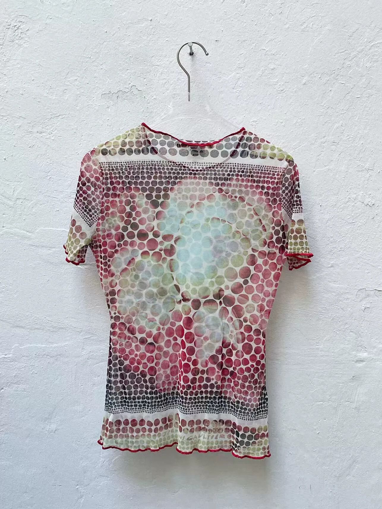 Jean Paul Gaultier Jean Paul Gaultier Psychedelic Dot Mesh Tee Size S / US 4 / IT 40 - 6 Thumbnail