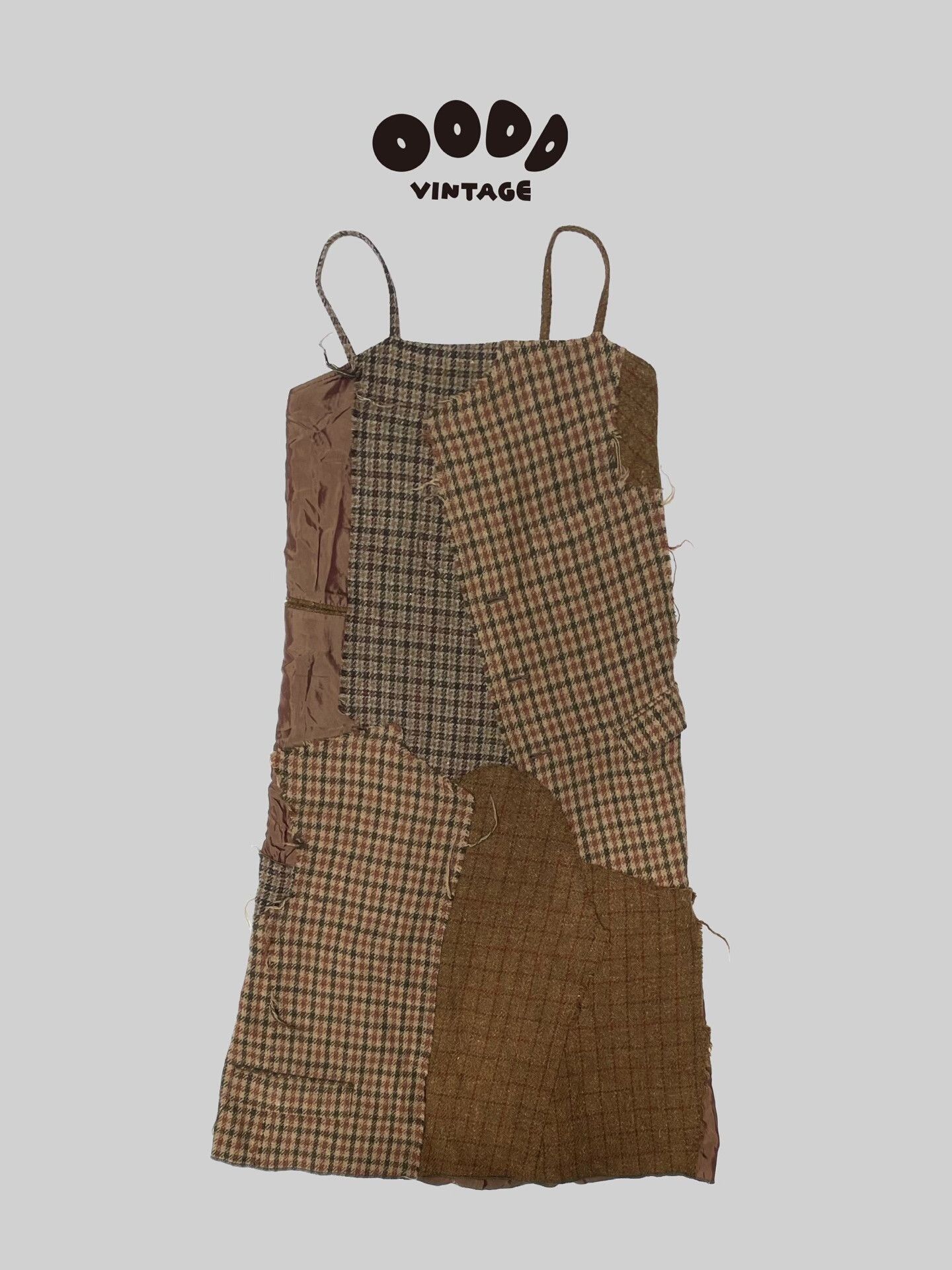 Junya Watanabe Vintage Wool Patchwork Dress by Junya Watanabe Size S / US 4 / IT 40 - 3 Thumbnail