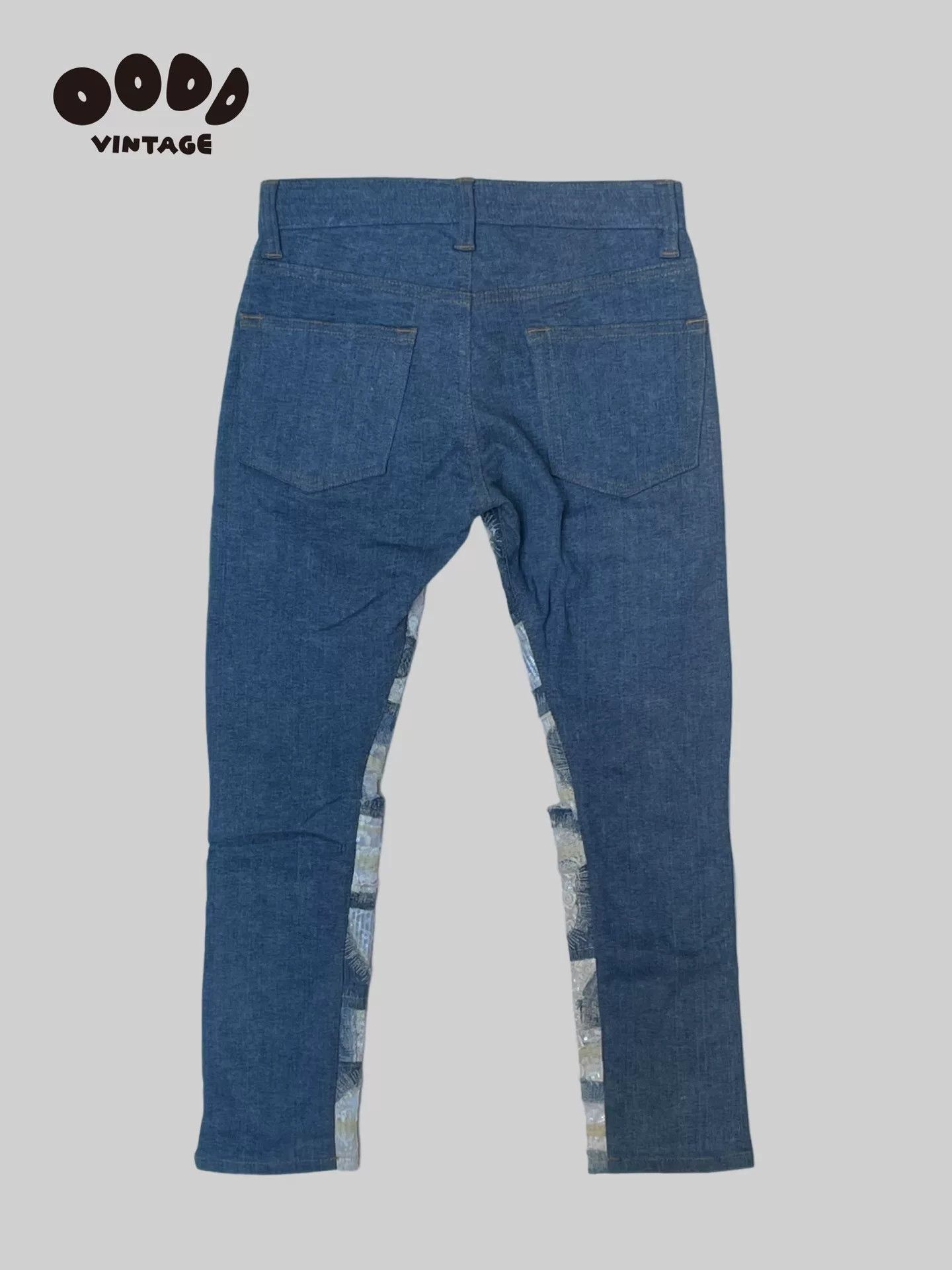 Junya Watanabe Junya Watanabe Lace Patchwork Jeans Size 28" / US 6 / IT 42 - 2 Thumbnail