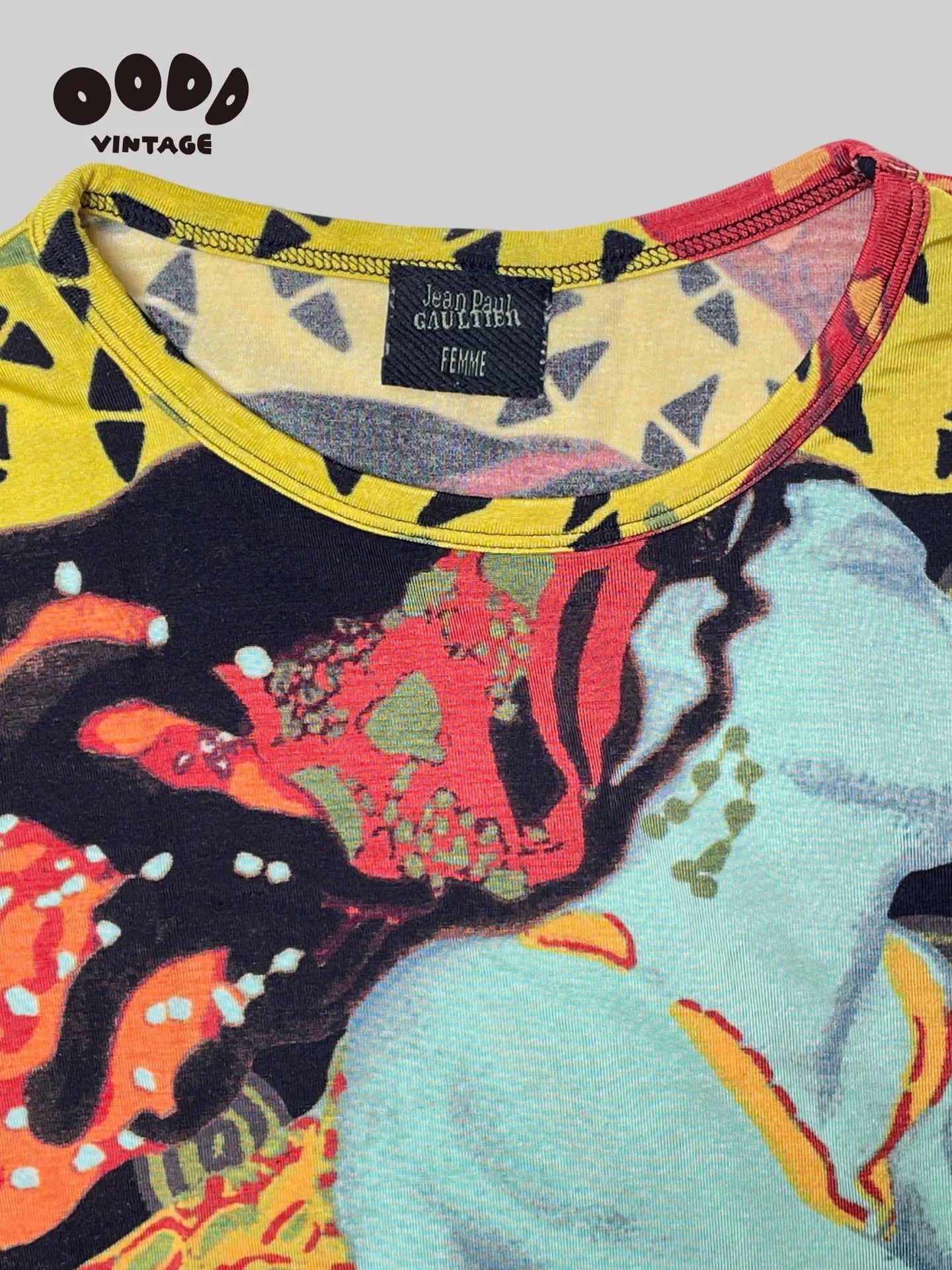 Jean Paul Gaultier Jean Paul Gaultier Ethnic Mesh Top Size M / US 6-8 / IT 42-44 - 7 Thumbnail