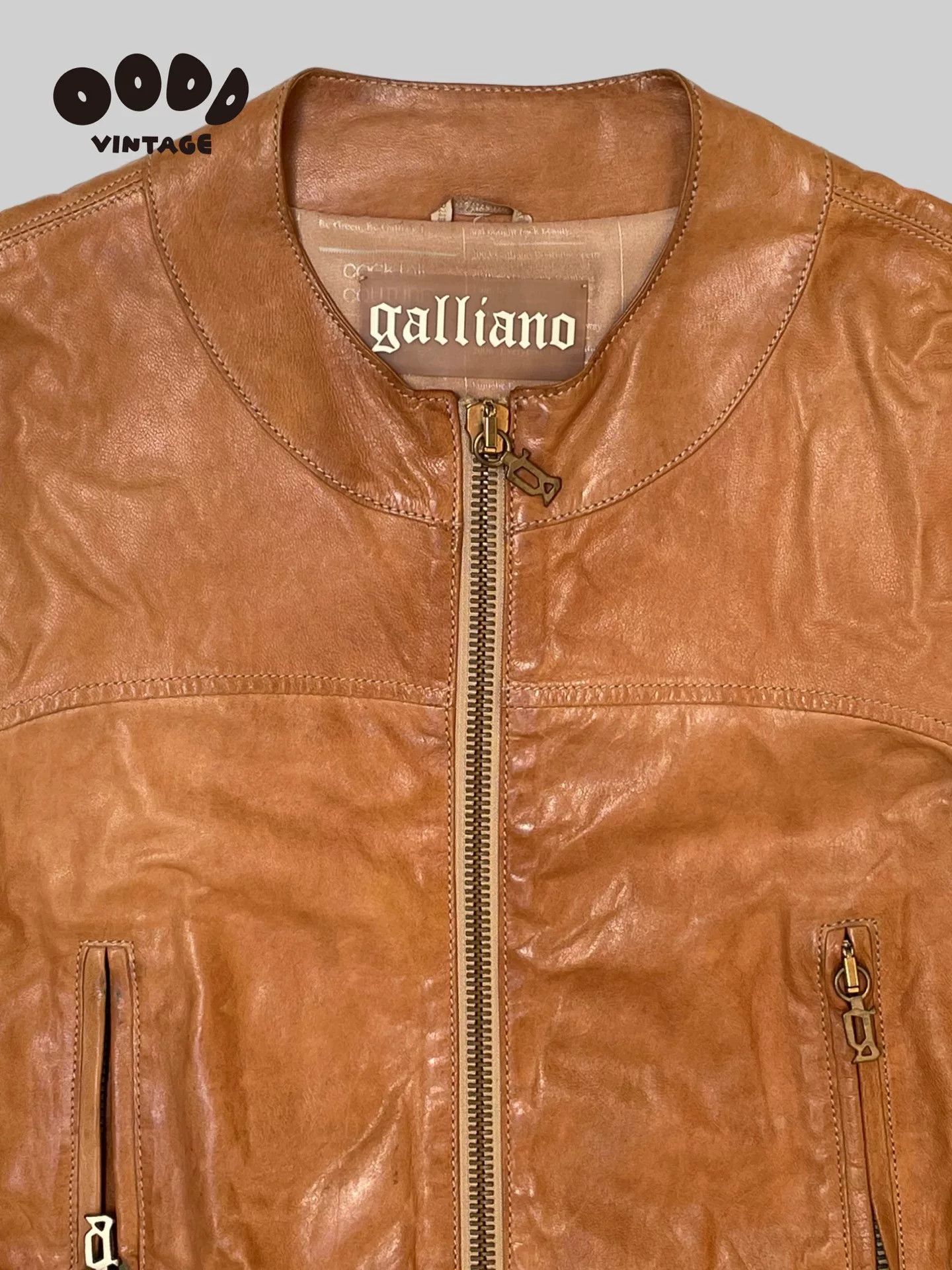 John Galliano John Galliano Ruffled Leather Jacket Size M / US 6-8 / IT 42-44 - 4 Thumbnail