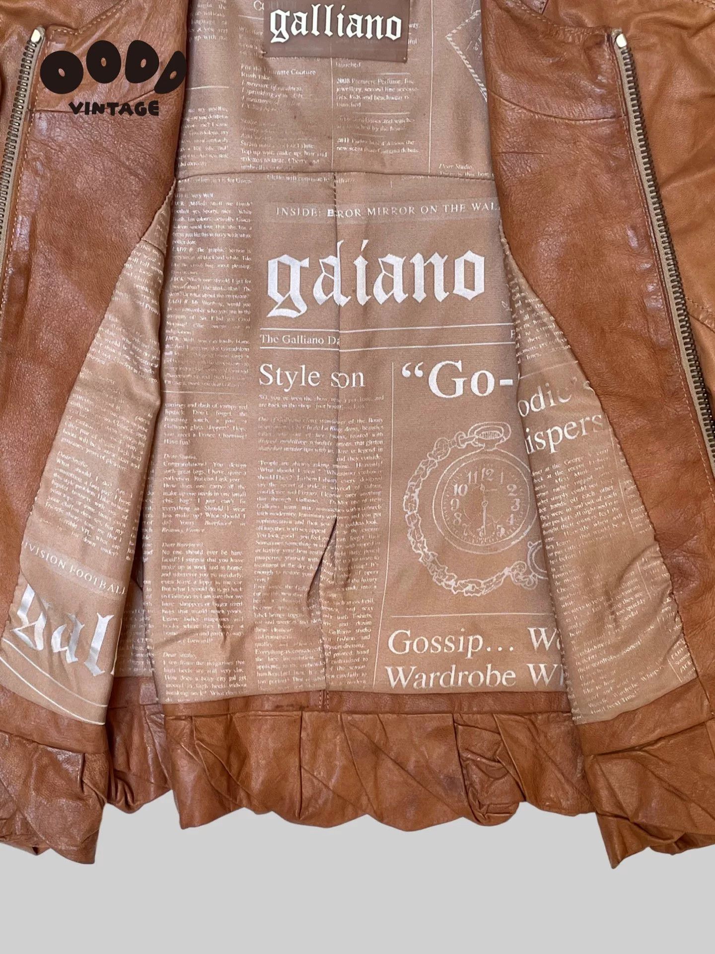 John Galliano John Galliano Ruffled Leather Jacket Size M / US 6-8 / IT 42-44 - 5 Thumbnail
