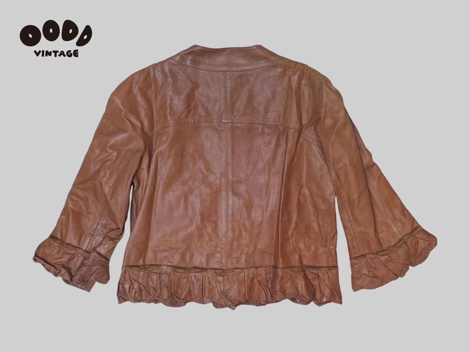 John Galliano John Galliano Ruffled Leather Jacket Size M / US 6-8 / IT 42-44 - 3 Thumbnail