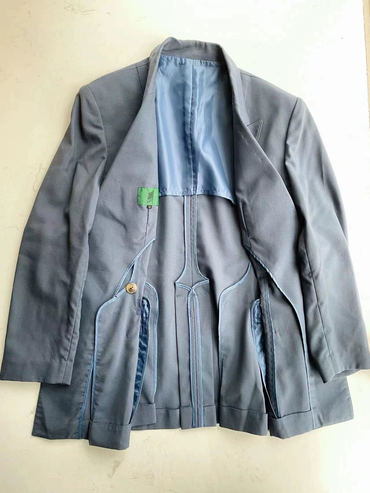 Jean Paul Gaultier Jean Paul Gaultier Women's Wool Suit Size M / US 6-8 / IT 42-44 - 4 Thumbnail