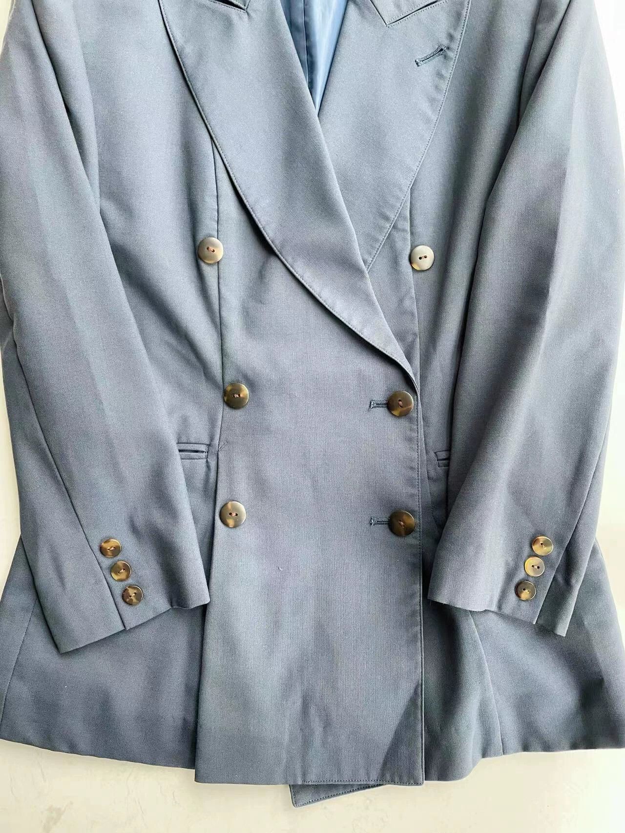 Jean Paul Gaultier Jean Paul Gaultier Women's Wool Suit Size M / US 6-8 / IT 42-44 - 2 Thumbnail
