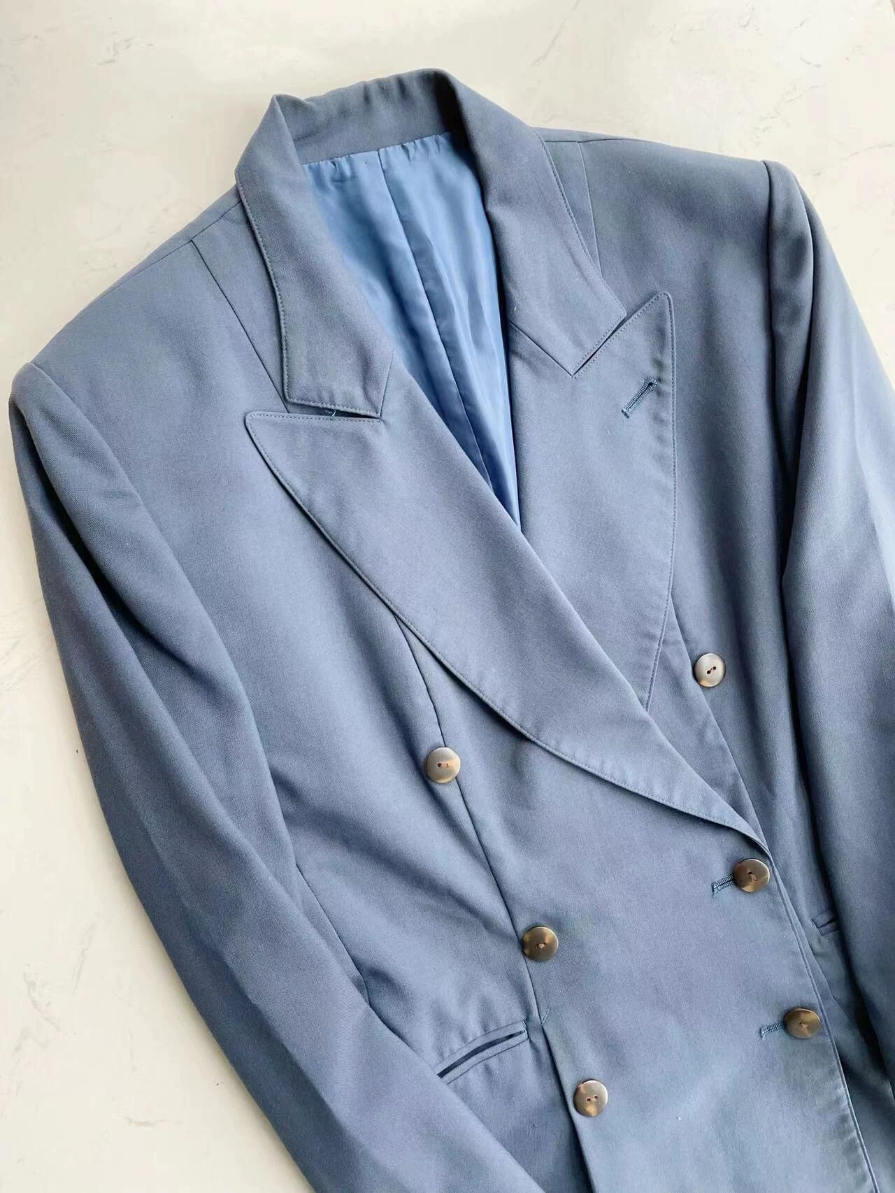 Jean Paul Gaultier Jean Paul Gaultier Women's Wool Suit Size M / US 6-8 / IT 42-44 - 3 Thumbnail