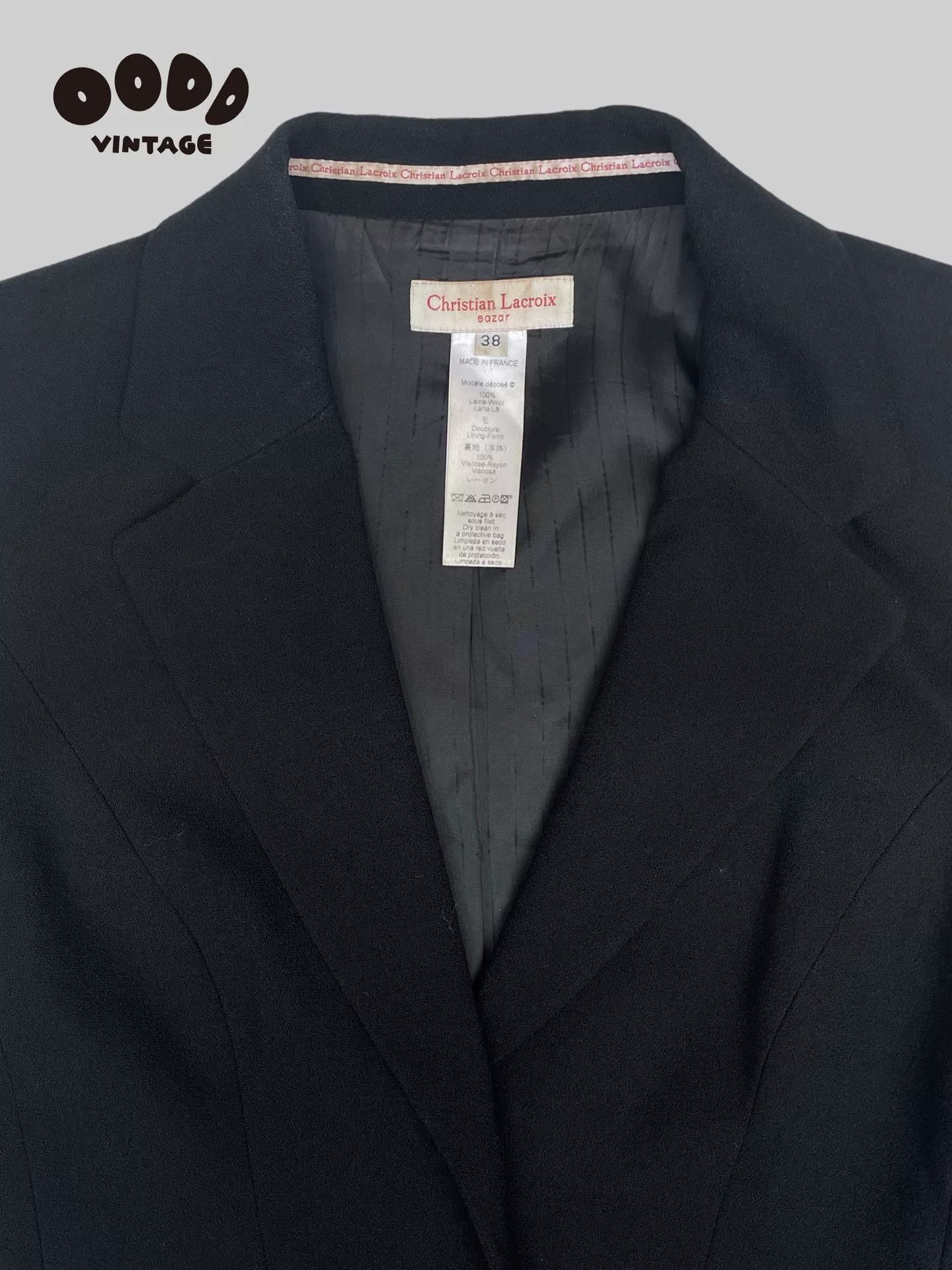 Christian Lacroix Christian Lacroix 90s Beaded Embroidered Suit Size M / US 6-8 / IT 42-44 - 2 Thumbnail