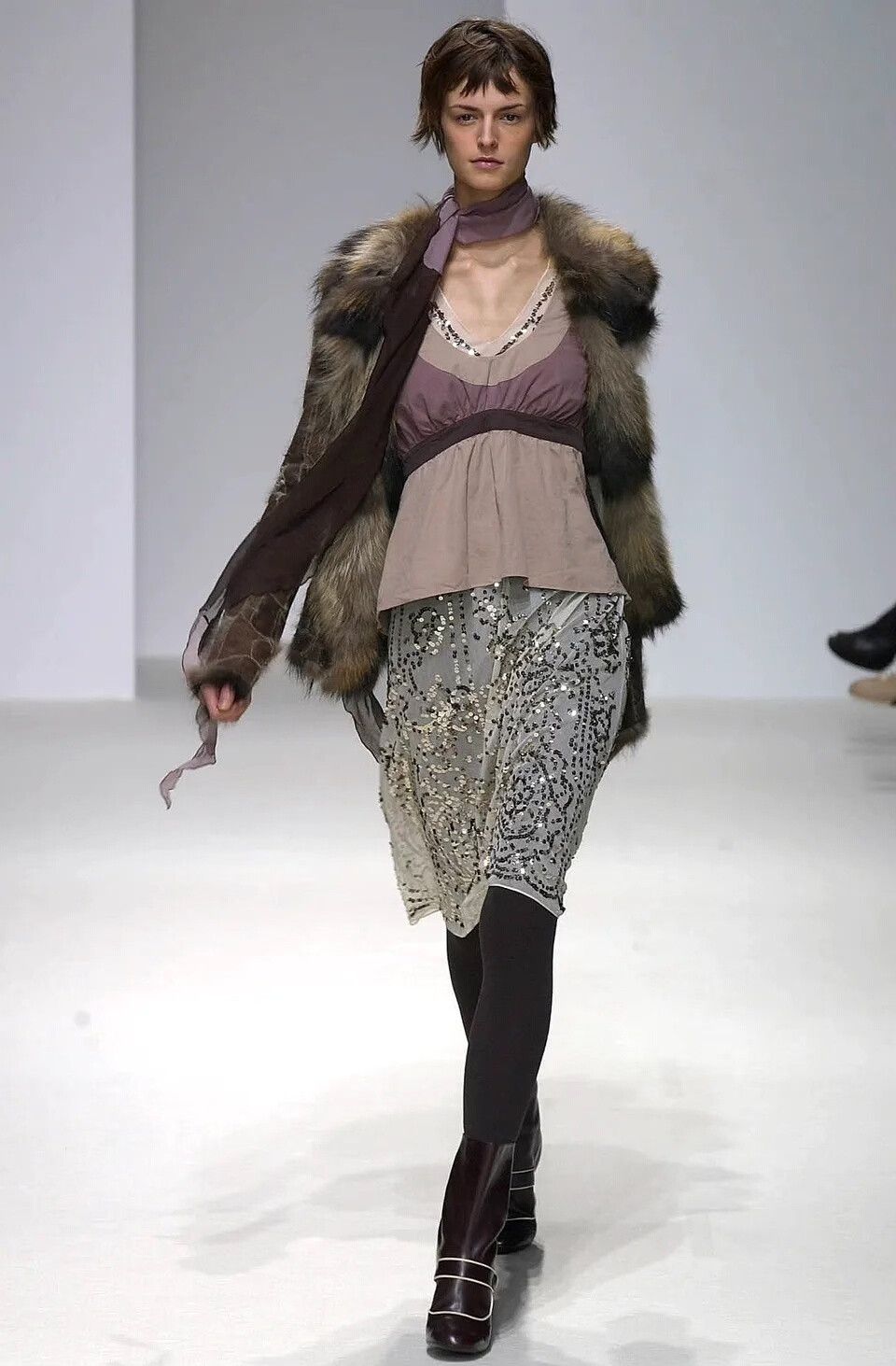 Marni Marni Tanuki Fur Patchwork Jacket Size M / US 6-8 / IT 42-44 - 9 Thumbnail