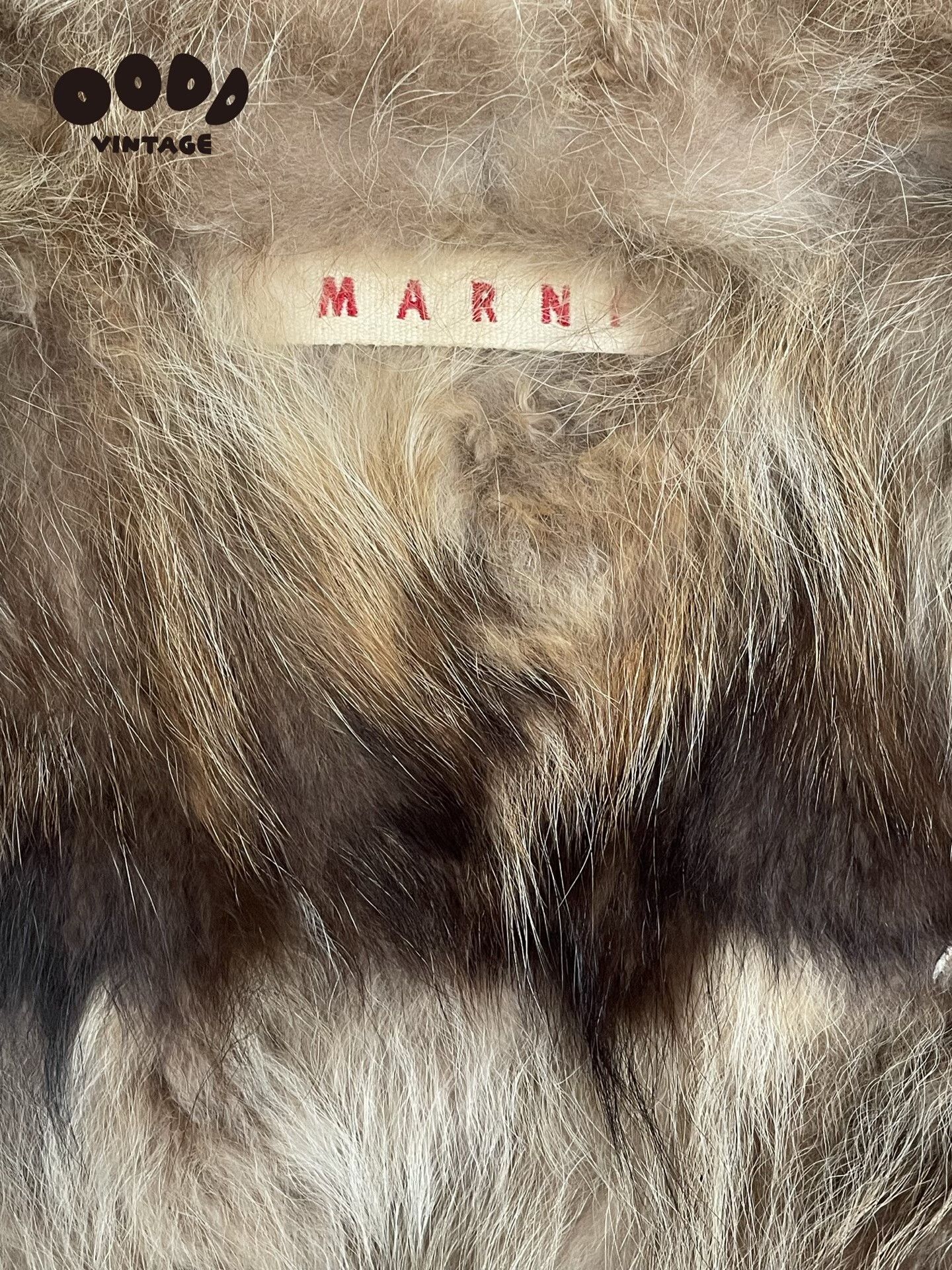 Marni Marni Tanuki Fur Patchwork Jacket Size M / US 6-8 / IT 42-44 - 4 Thumbnail