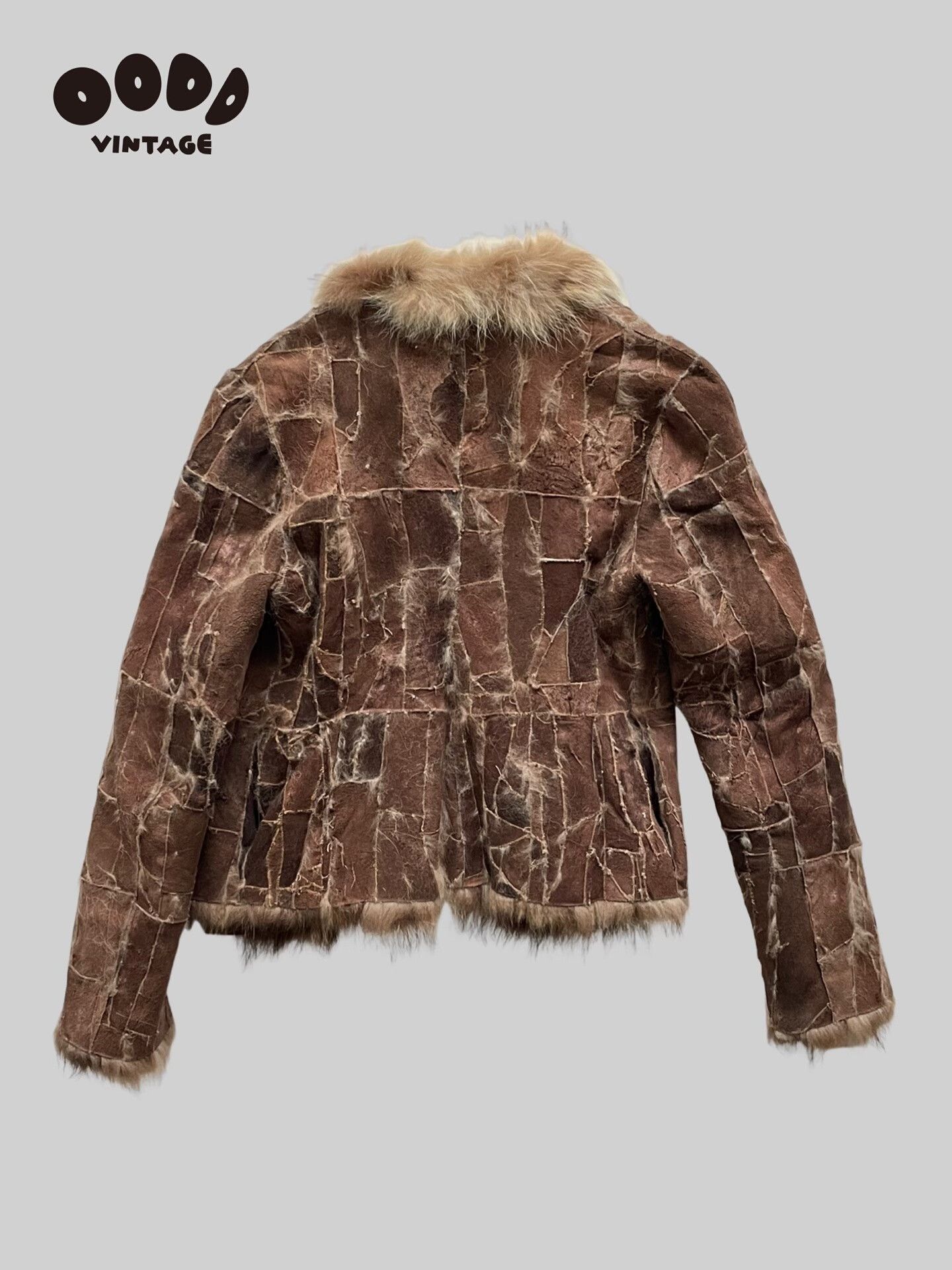 Marni Marni Tanuki Fur Patchwork Jacket Size M / US 6-8 / IT 42-44 - 2 Thumbnail