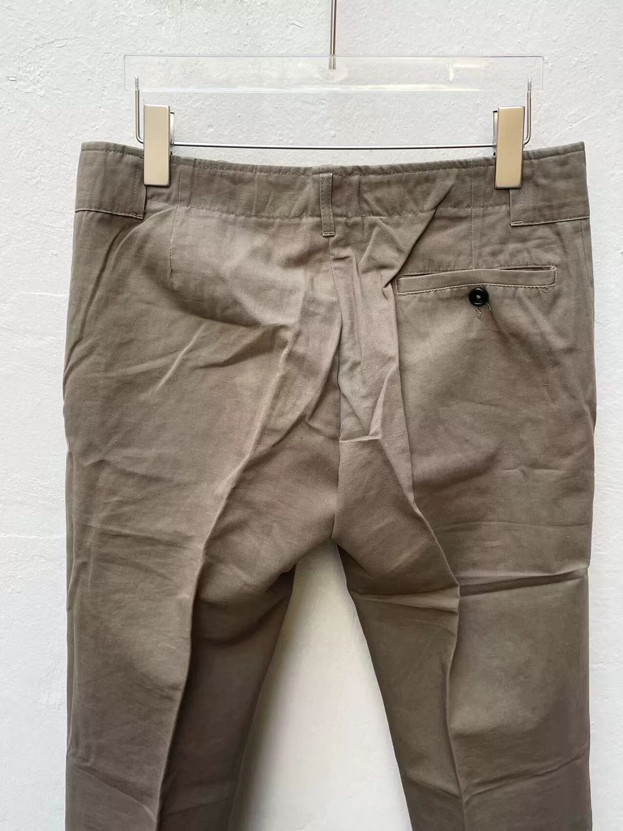Ann Demeulemeester Ann Demeulemeester Cotton-Linen Trousers Size US 32 / EU 48 - 7 Thumbnail
