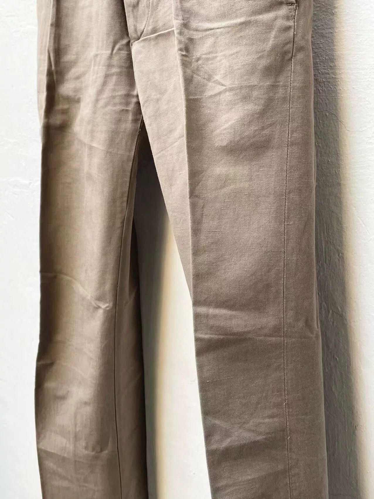 Ann Demeulemeester Ann Demeulemeester Cotton-Linen Trousers Size US 32 / EU 48 - 4 Thumbnail