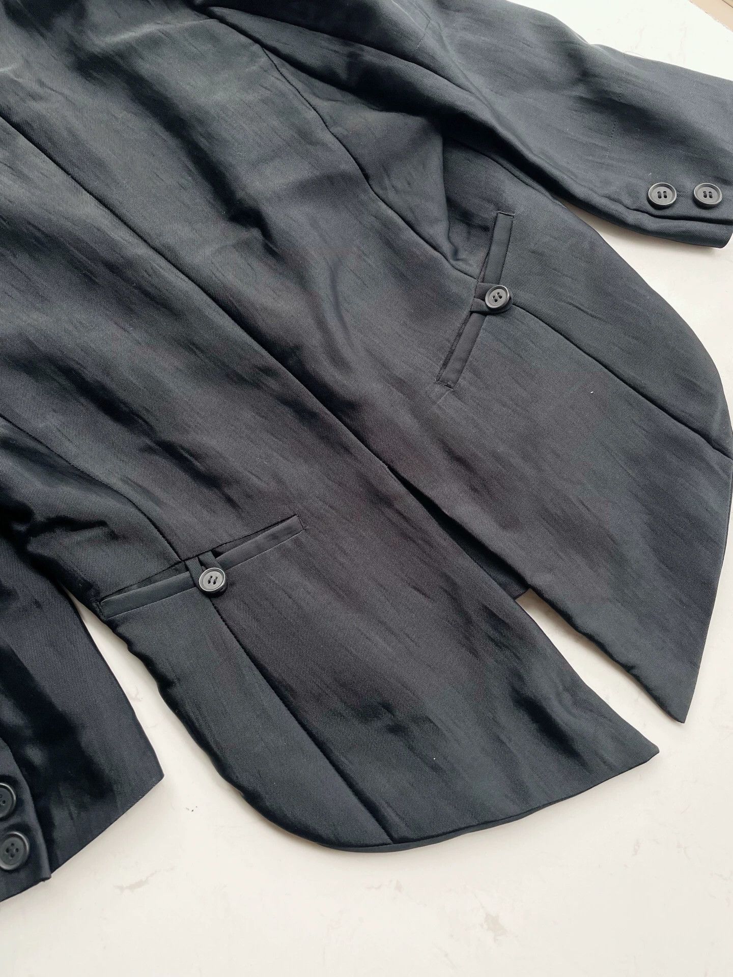 SHINICHIRO ARAKAWA Unique Black Tailed Coat by Shinichiro Arakawa Size M / US 6-8 / IT 42-44 - 6 Thumbnail