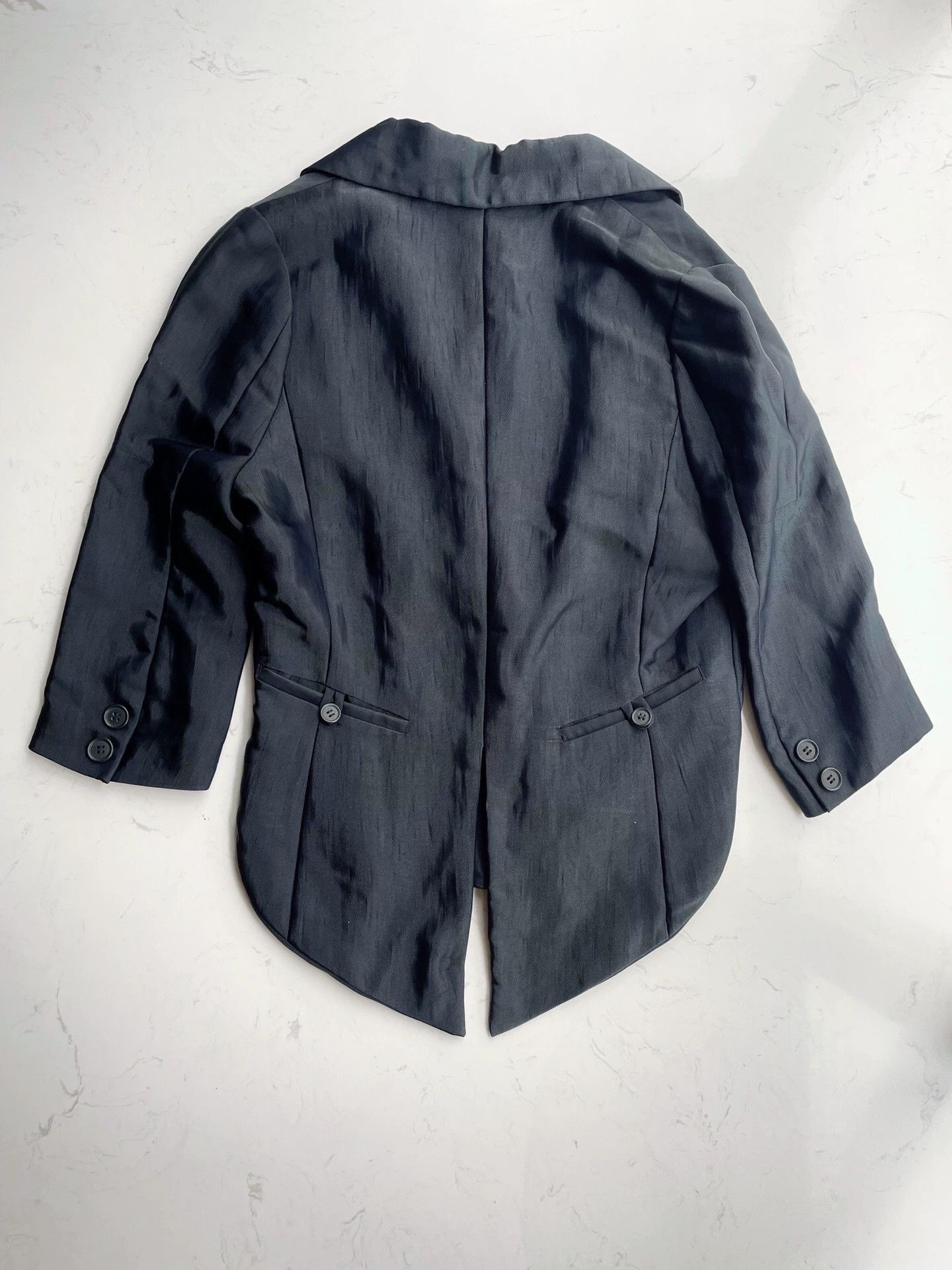 SHINICHIRO ARAKAWA Unique Black Tailed Coat by Shinichiro Arakawa Size M / US 6-8 / IT 42-44 - 3 Thumbnail