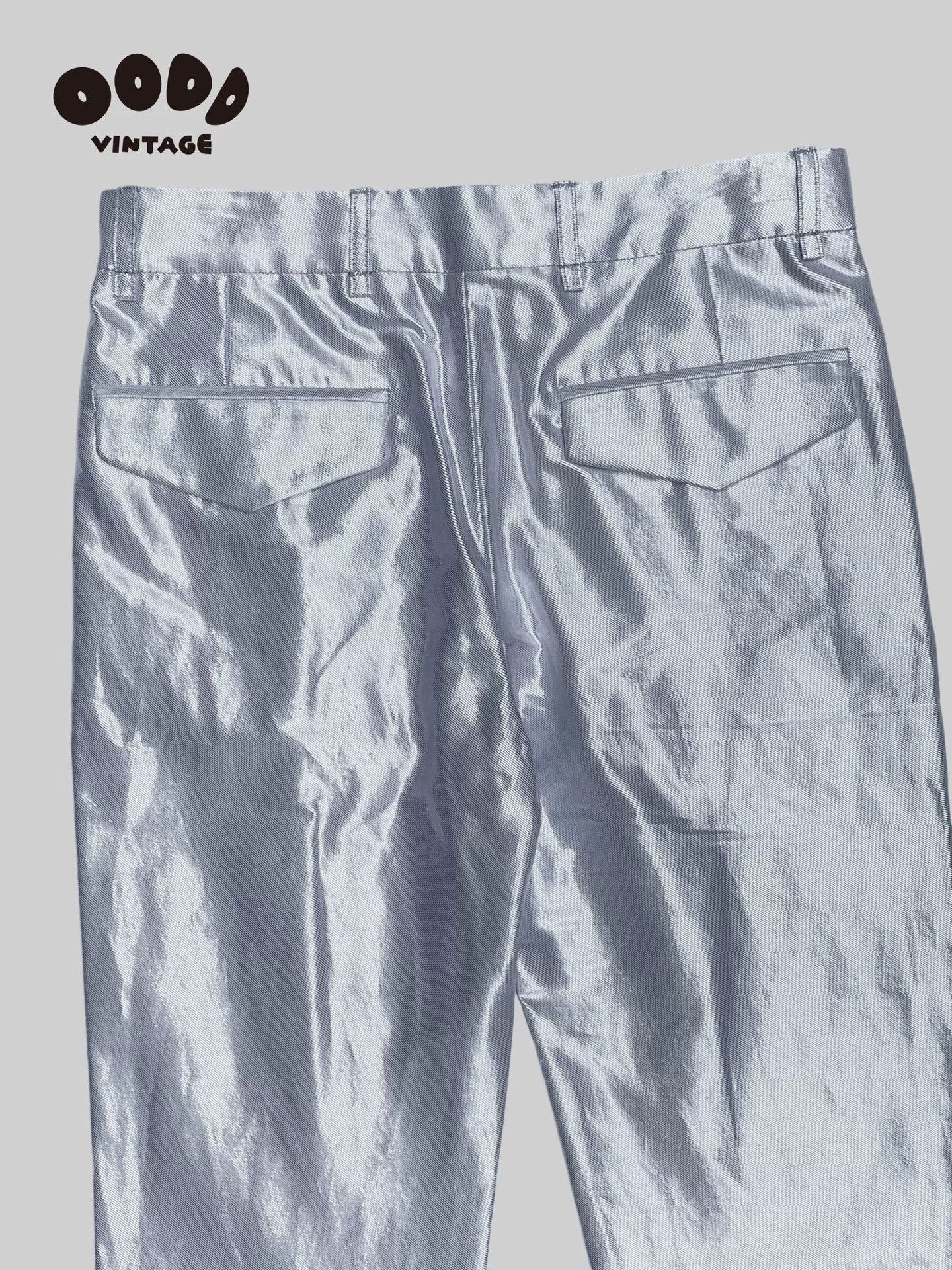 Ann Demeulemeester Ann Demeulemeester Silver Slim Trousers Size 36" / US 14 / IT 50 - 5 Thumbnail