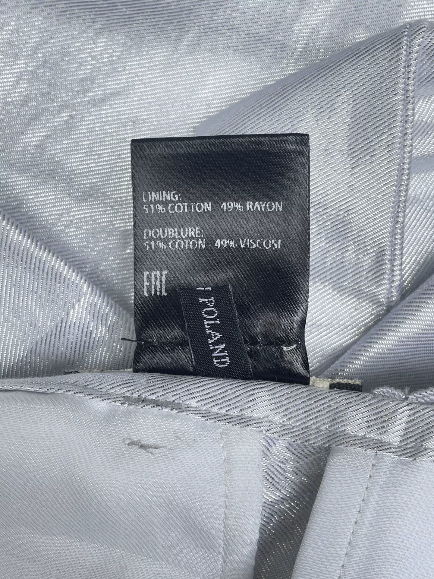 Ann Demeulemeester Ann Demeulemeester Silver Slim Trousers Size 36" / US 14 / IT 50 - 7 Thumbnail