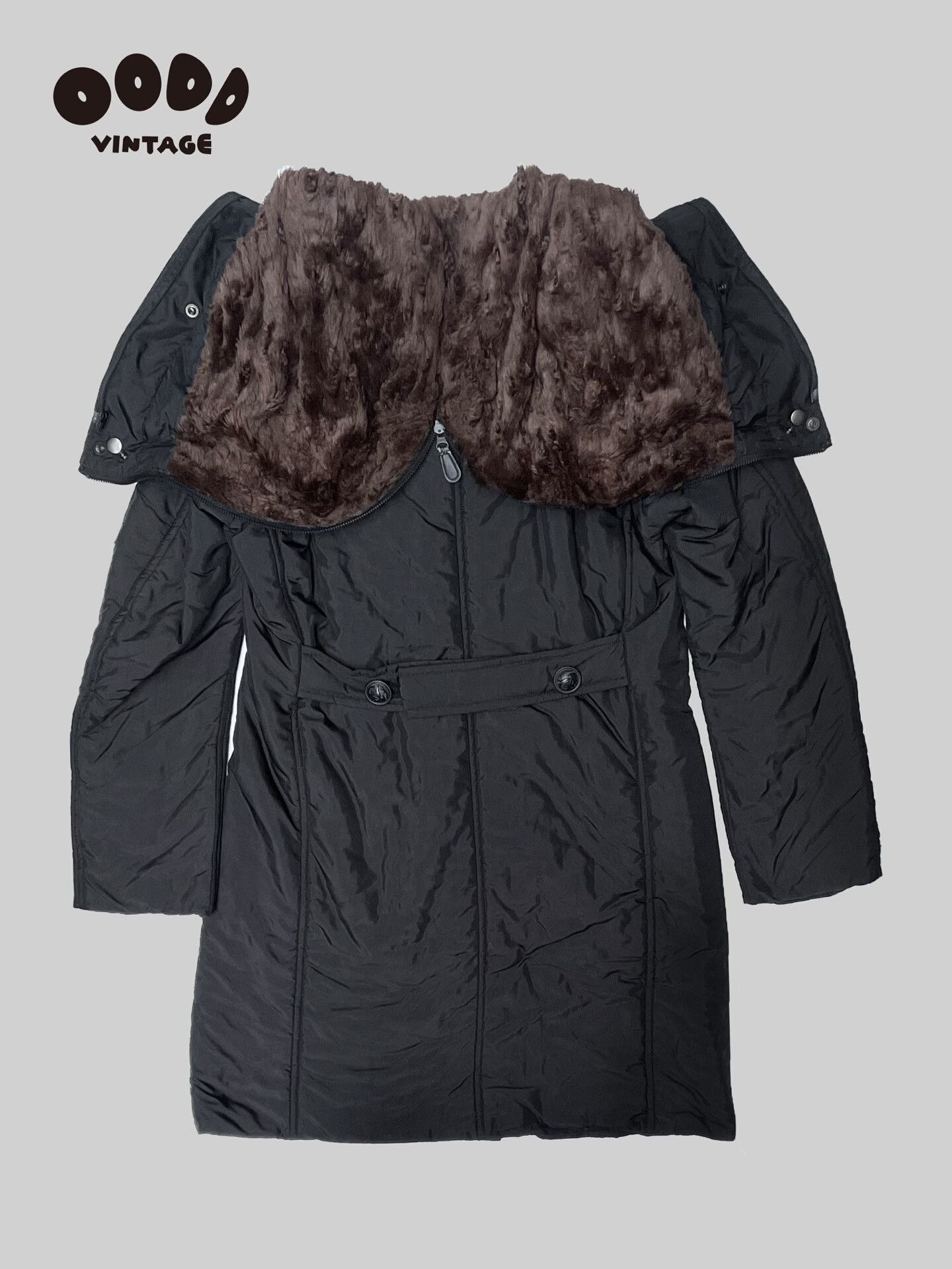 Issey Miyake Issey Miyake Black Fur Hooded Parka Size M / US 6-8 / IT 42-44 - 3 Thumbnail