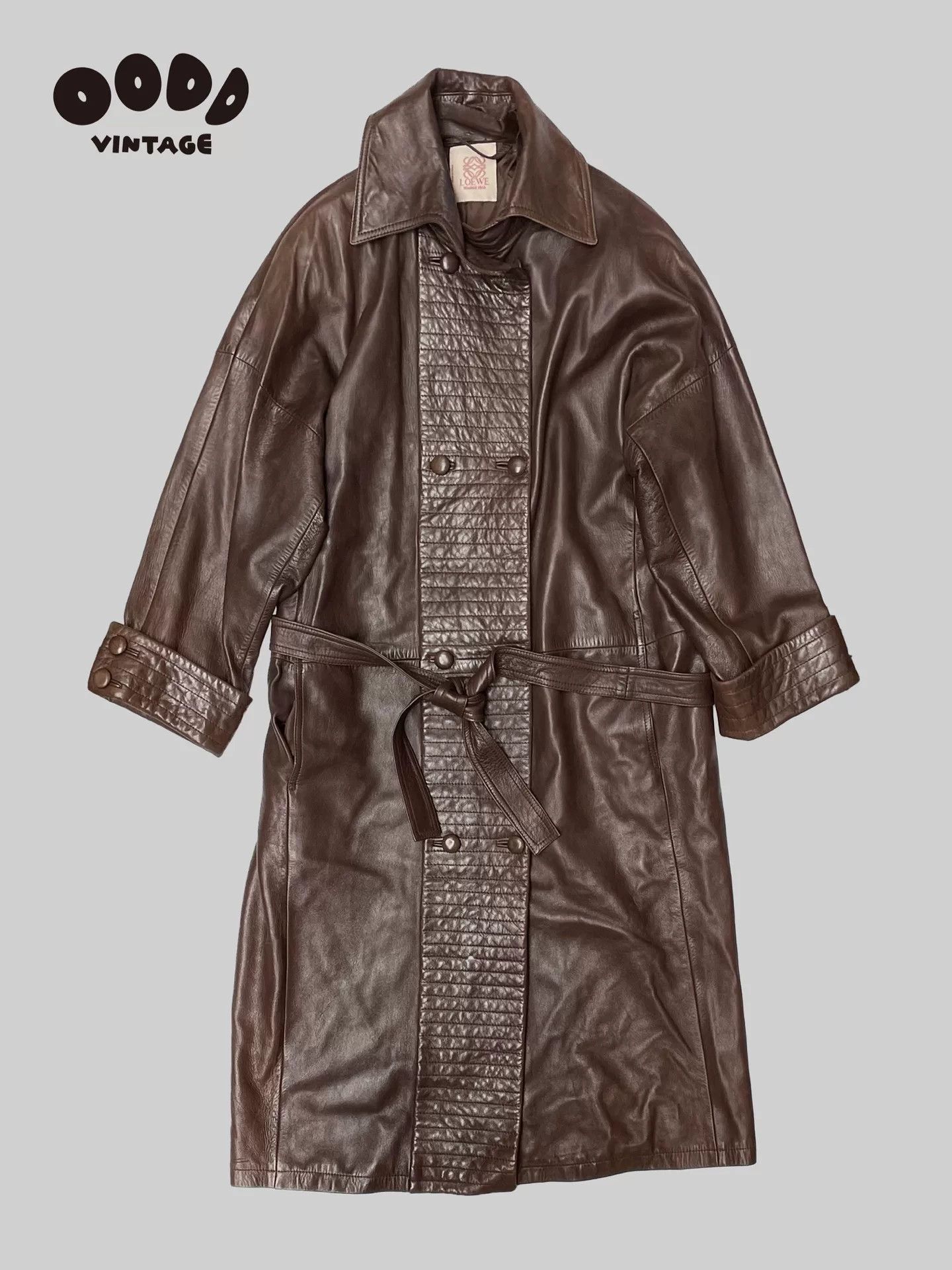 Loewe LOEWE Vintage Long Leather Coat Size M / US 6-8 / IT 42-44 - 3 Thumbnail