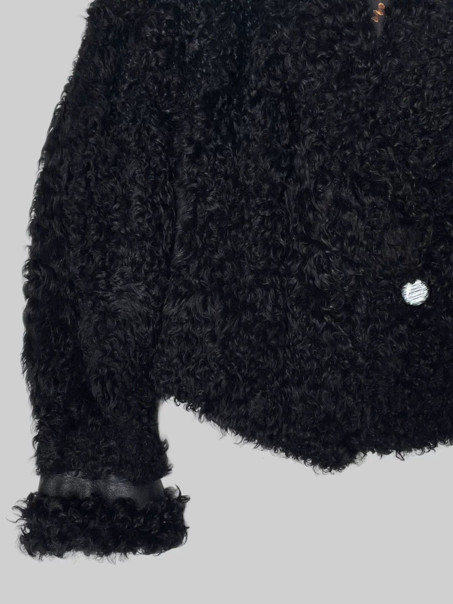 Kenzo Kenzo 90s Karakul Sheepskin Jacket Size M / US 6-8 / IT 42-44 - 4 Thumbnail