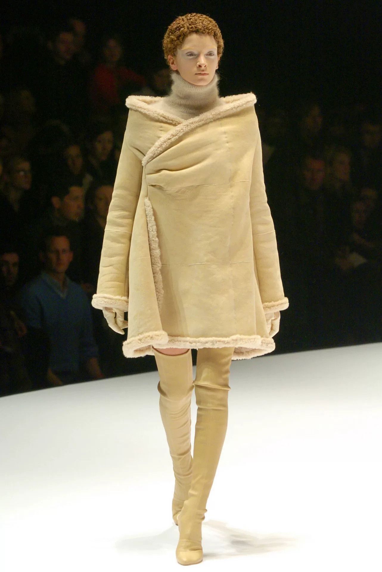 Alexander McQueen Alexander McQueen 2004 Coated Wool Coat Size M / US 6-8 / IT 42-44 - 9 Thumbnail
