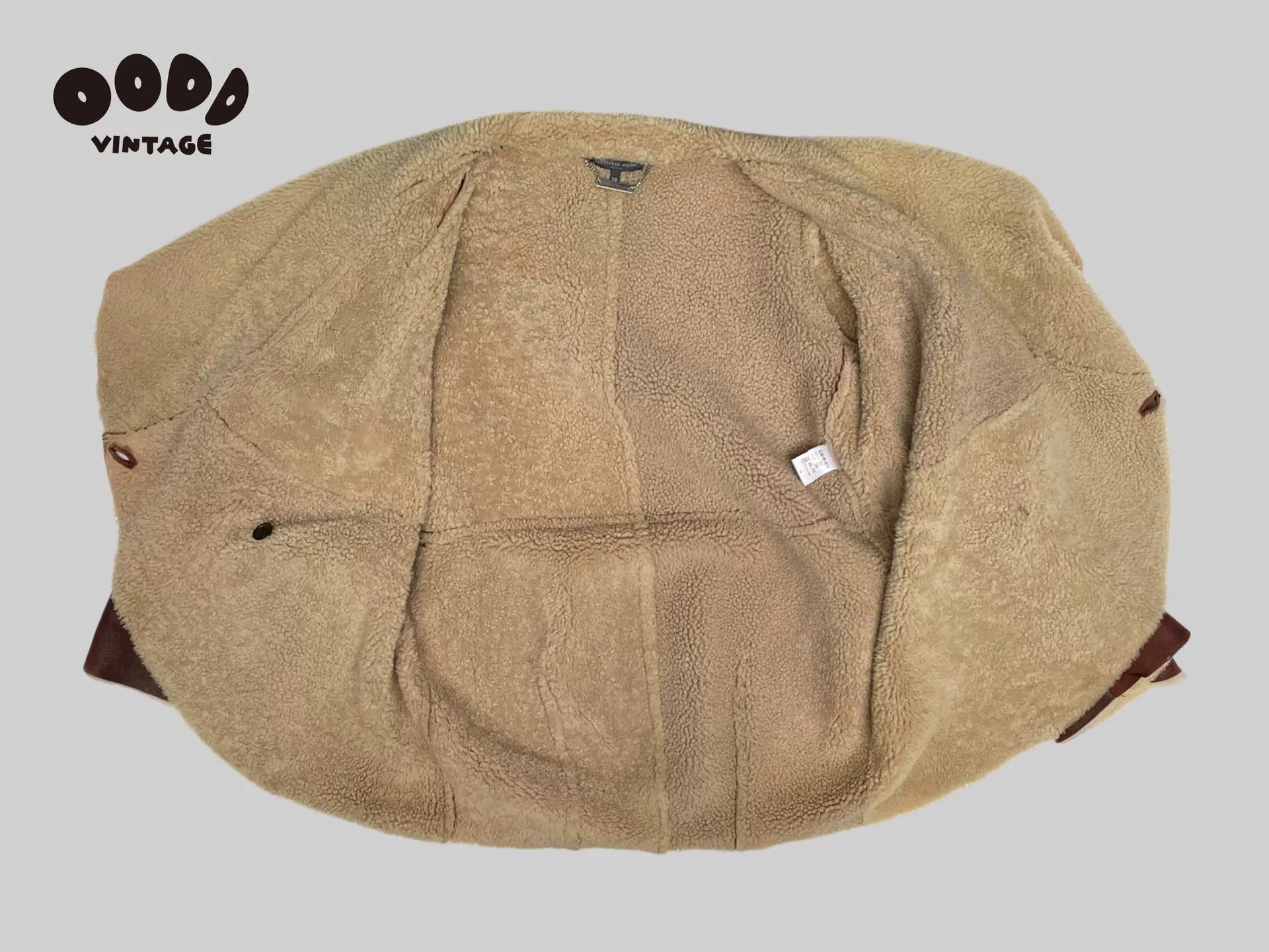 Alexander McQueen Alexander McQueen 2004 Coated Wool Coat Size M / US 6-8 / IT 42-44 - 4 Thumbnail