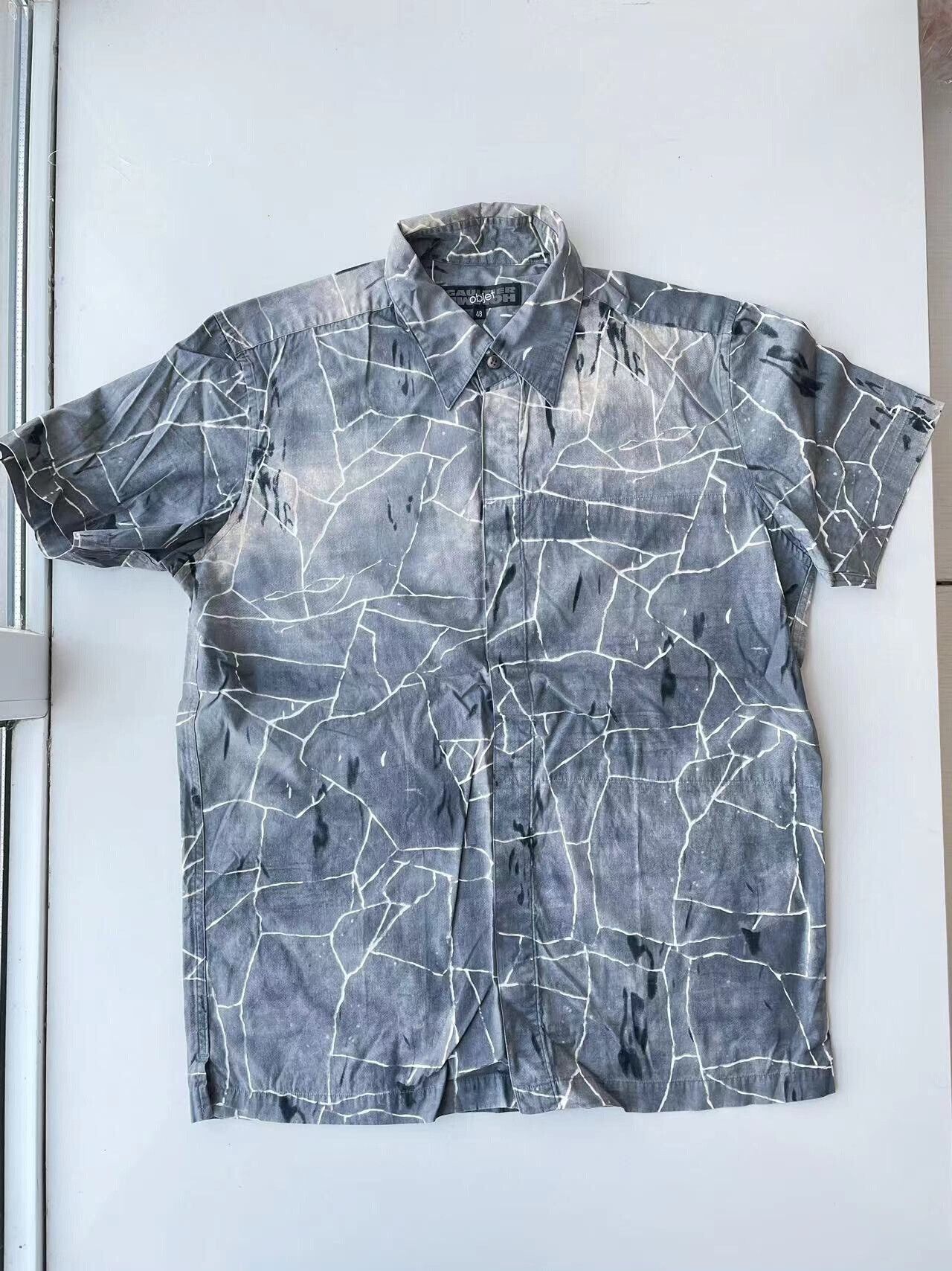 Gaultier Homme Objet Jean Paul Gaultier Lightning Pattern Shirt Size US M / EU 48-50 / 2 - 2 Thumbnail