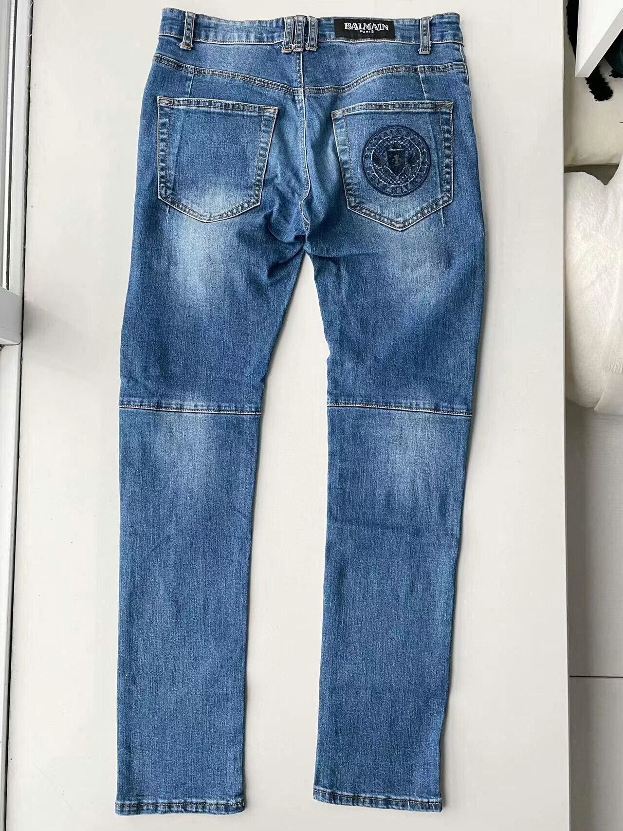 Balmain Balmain Distressed Motorcycle Denim Pants Size US 32 / EU 48 - 6 Thumbnail