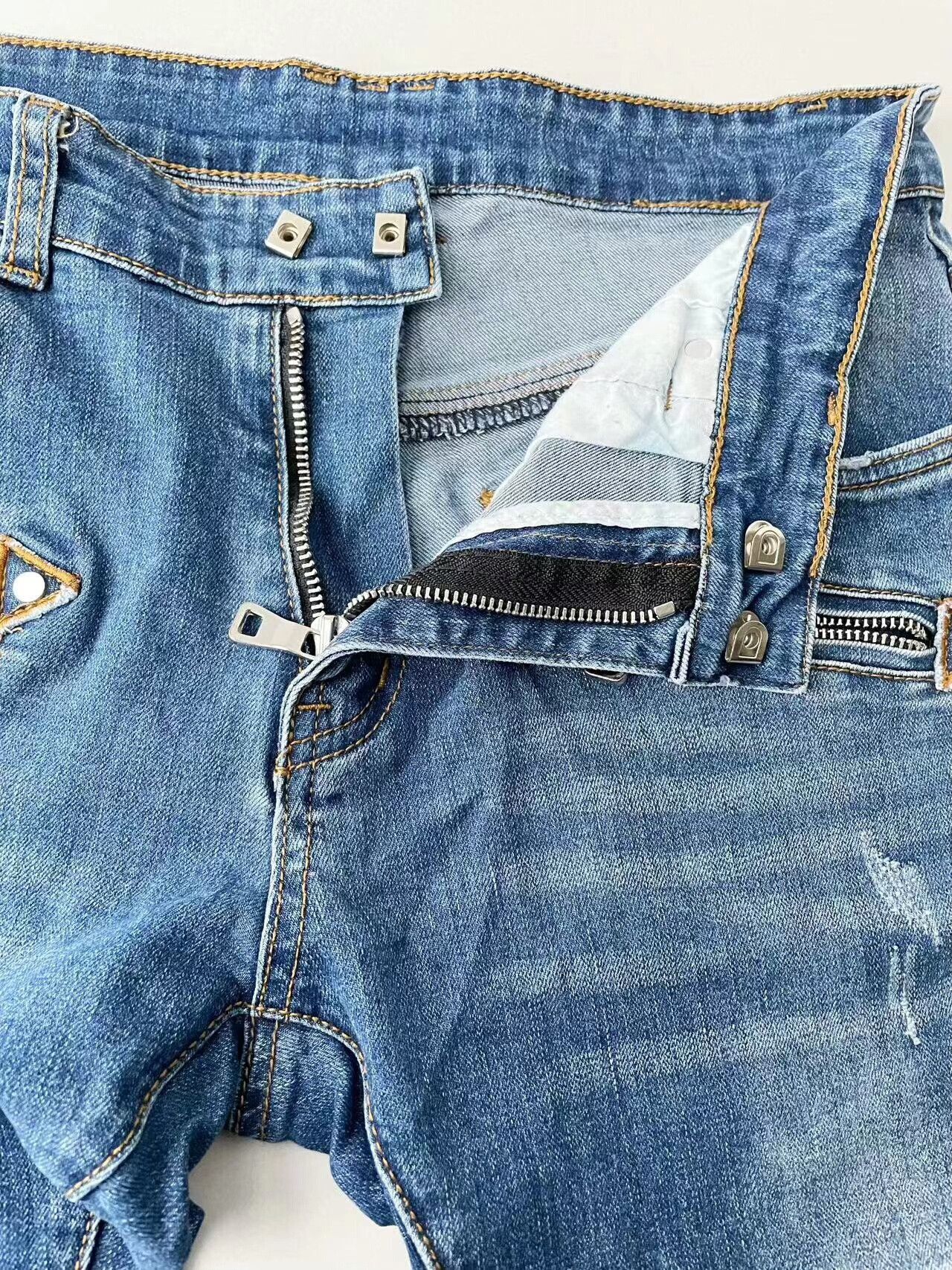 Balmain Balmain Distressed Motorcycle Denim Pants Size US 32 / EU 48 - 2 Thumbnail