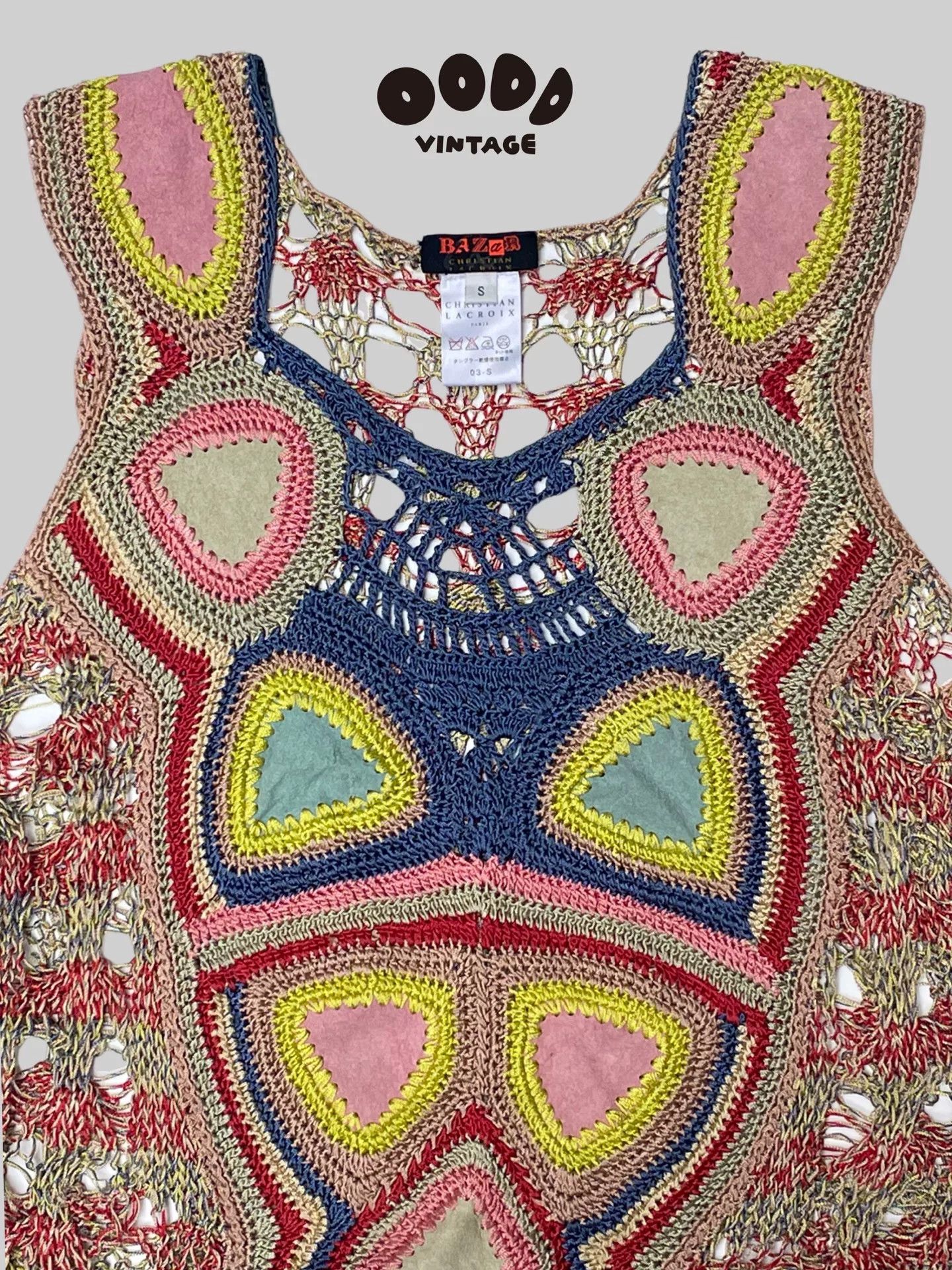 Christian Lacroix Christian Lacroix 90s Leather Lace Top Size M / US 6-8 / IT 42-44 - 2 Thumbnail