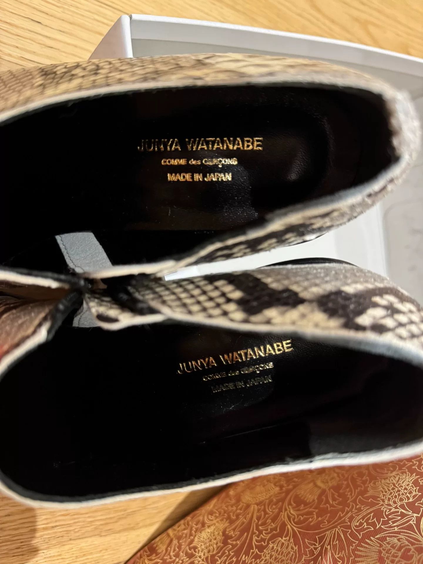 Junya Watanabe Junya Watanabe Snake Print Chelsea Boots Size US 7 / EU 40 - 6 Thumbnail