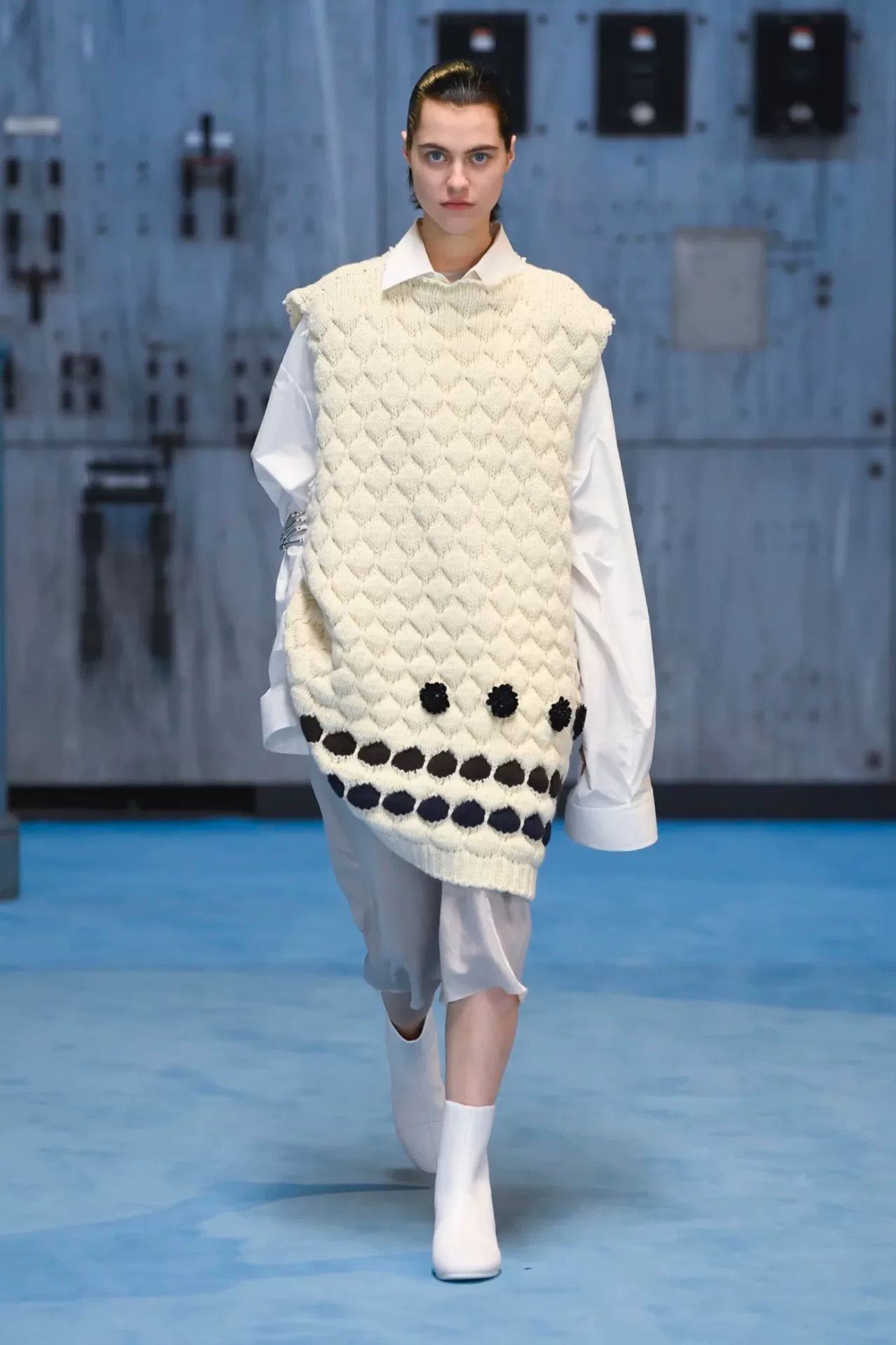 Raf Simons Raf Simons Flower Knit Vest Size M / US 6-8 / IT 42-44 - 5 Thumbnail