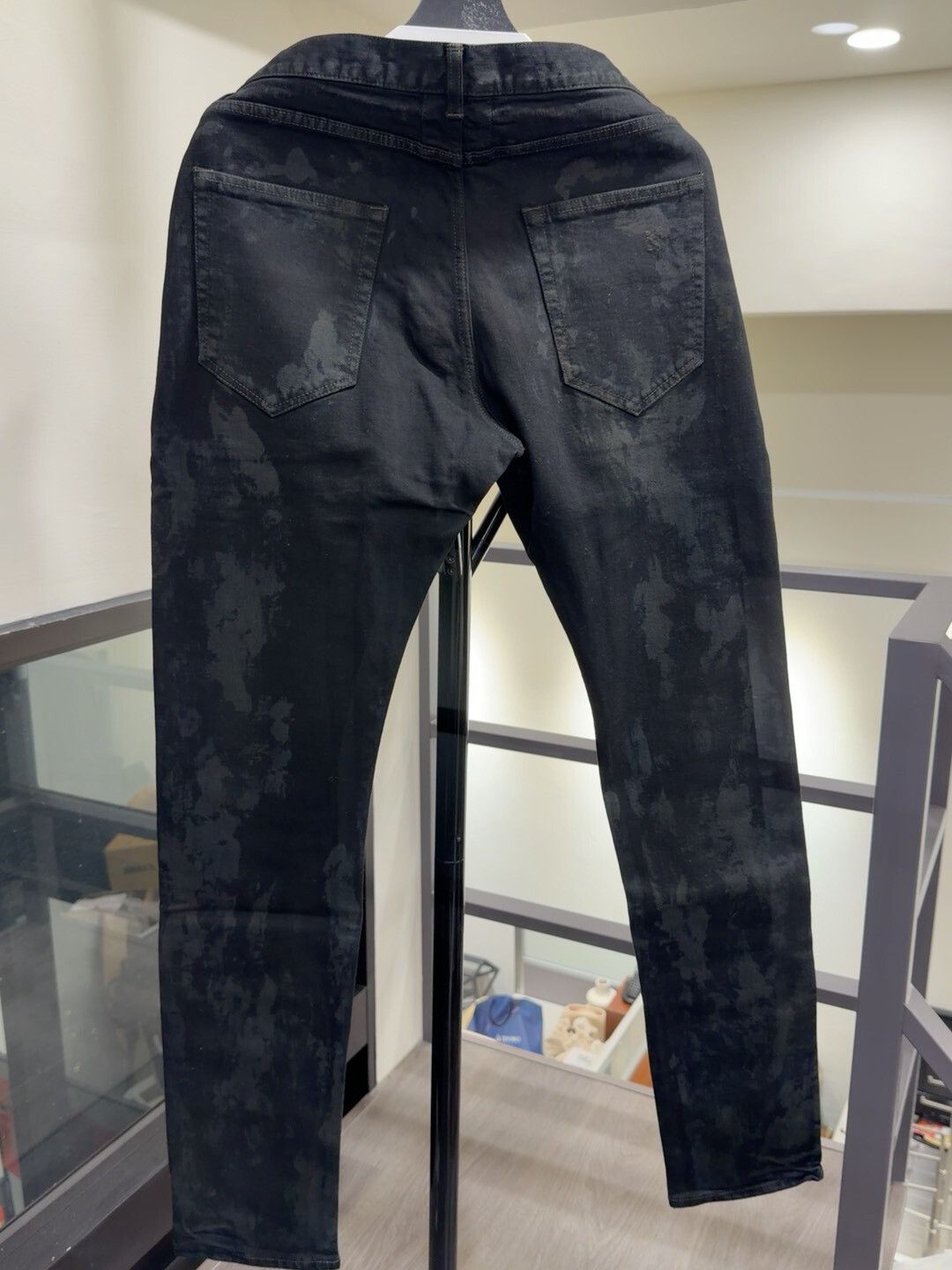 Saint Laurent Paris Saint Laurent Black Denim Pants Size 36 Size US 36 / EU 52 - 2 Thumbnail