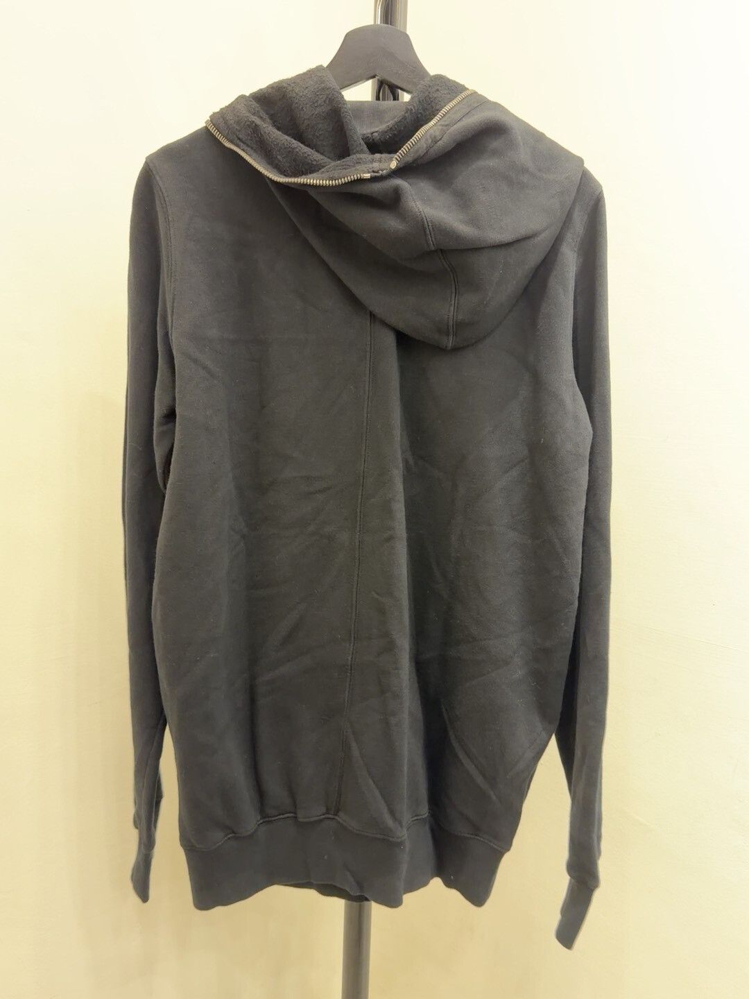 Rick Owens Drkshdw RICK OWENS DRKSHDW Black Zip Hoodie Size US M / EU 48-50 / 2 - 2 Thumbnail