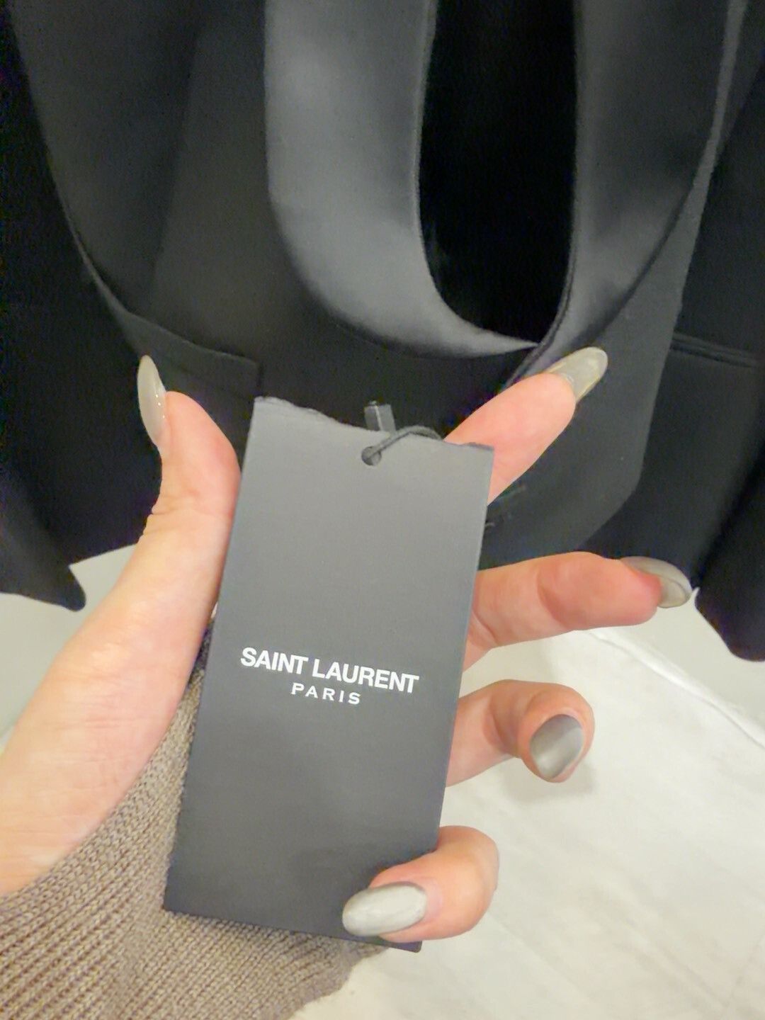 Saint Laurent Paris Saint Laurent Black Smoking Jacket Size US M / EU 48-50 / 2 - 4 Thumbnail