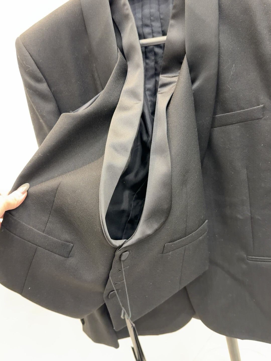 Saint Laurent Paris Saint Laurent Black Smoking Jacket Size US M / EU 48-50 / 2 - 3 Thumbnail
