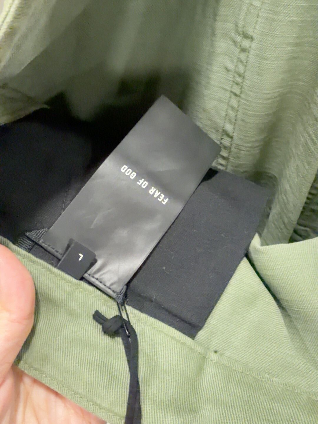 Fear of God Fear of God Cargo Pants in Green Size US 31 - 4 Thumbnail